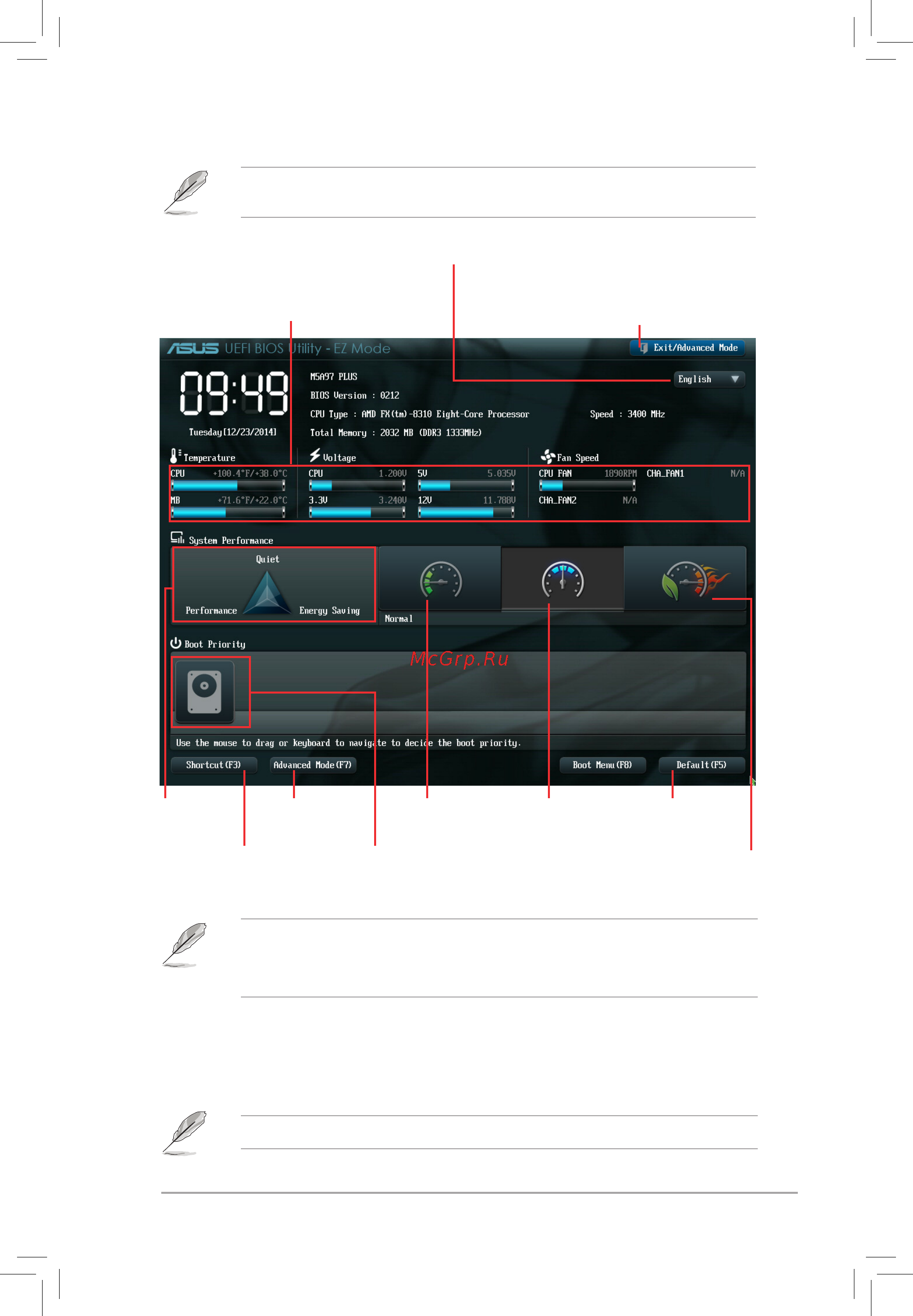 Asus m5a97 plus [35/66] Advanced mode