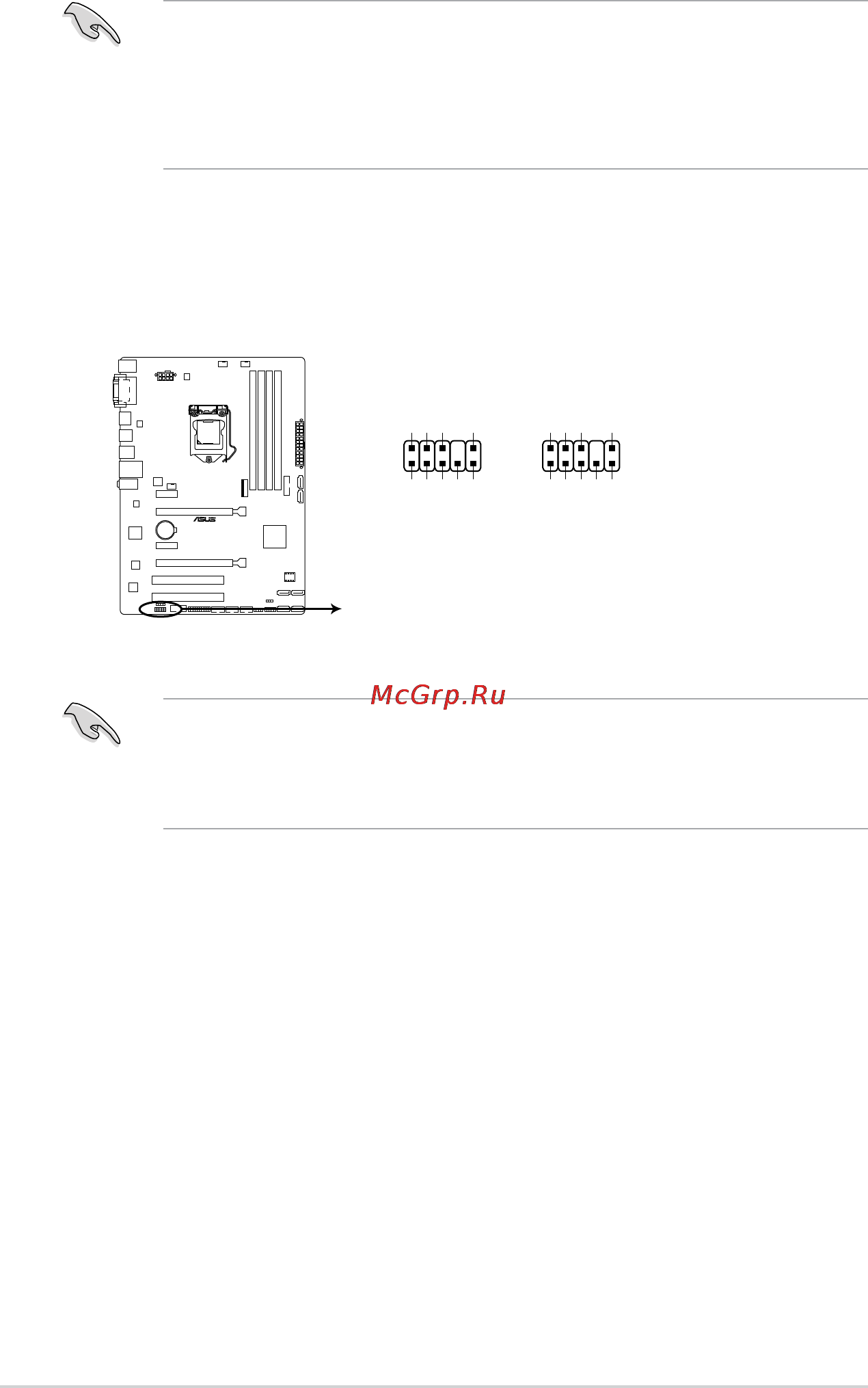 Asus z97-k/usb 3.1 [26/91] Front panel audio connector 10 1 pin aafp