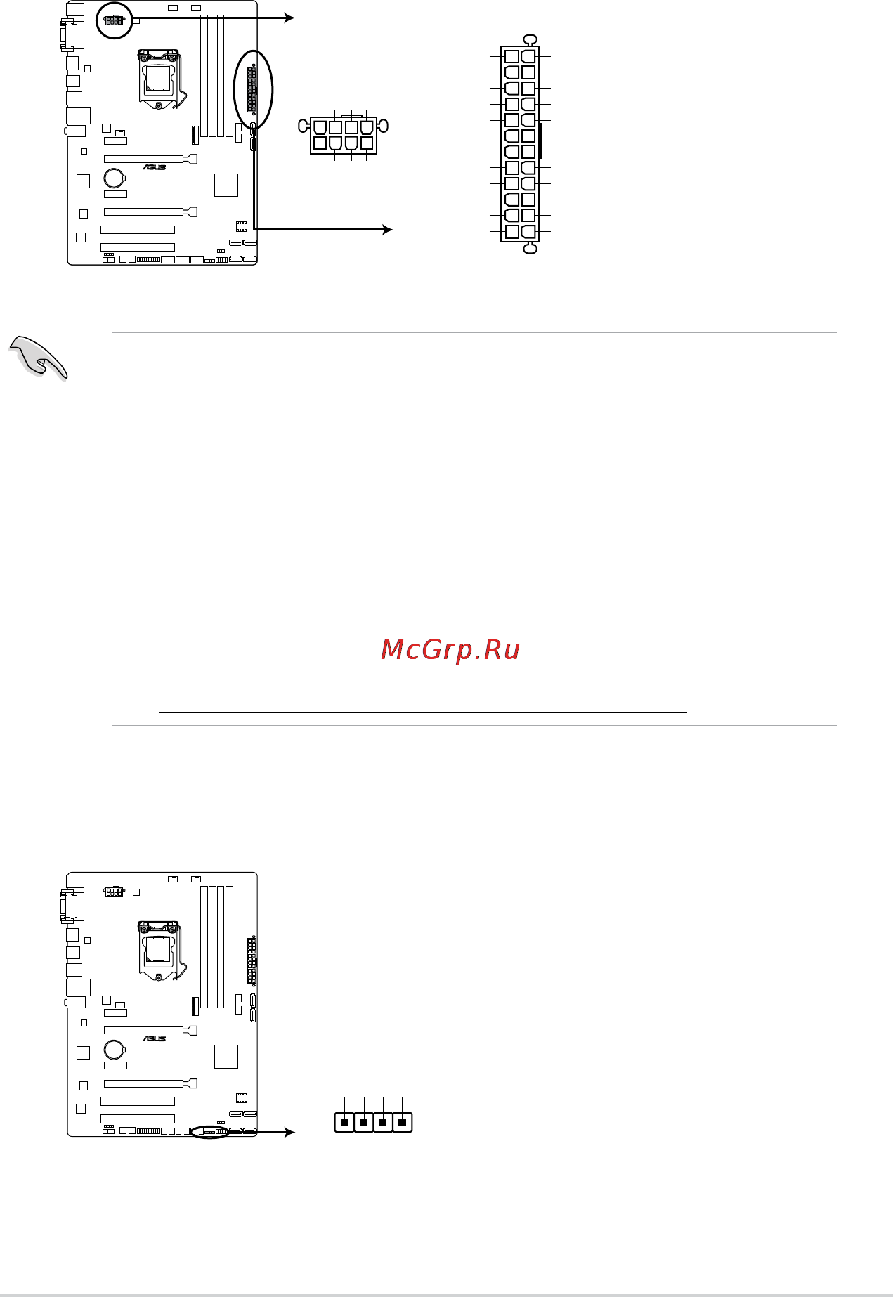 Asus z97-k/usb 3.1 [29/91] Z97 k usb 3 atx power connectors