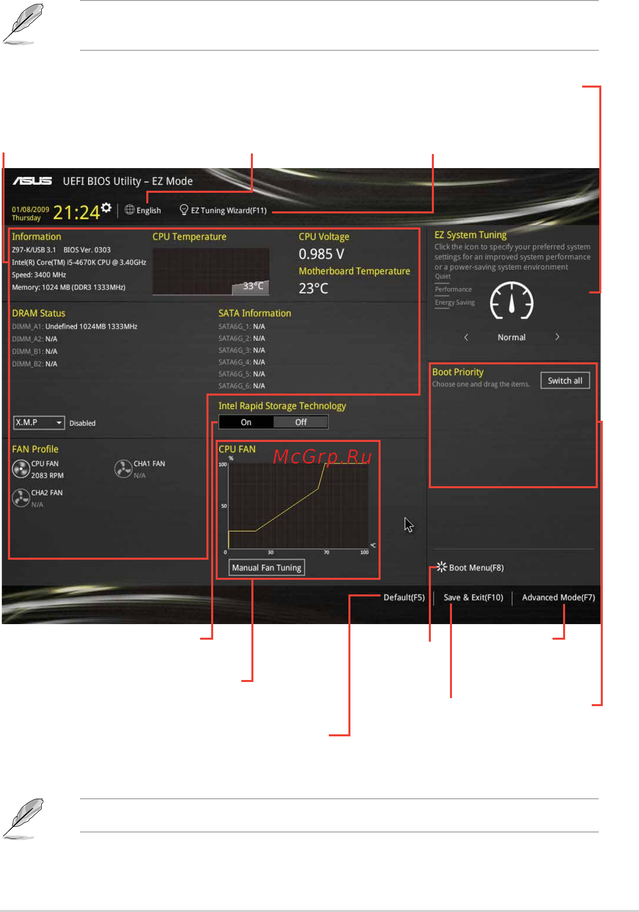 Asus z97-k/usb 3.1 [41/91] Ez mode