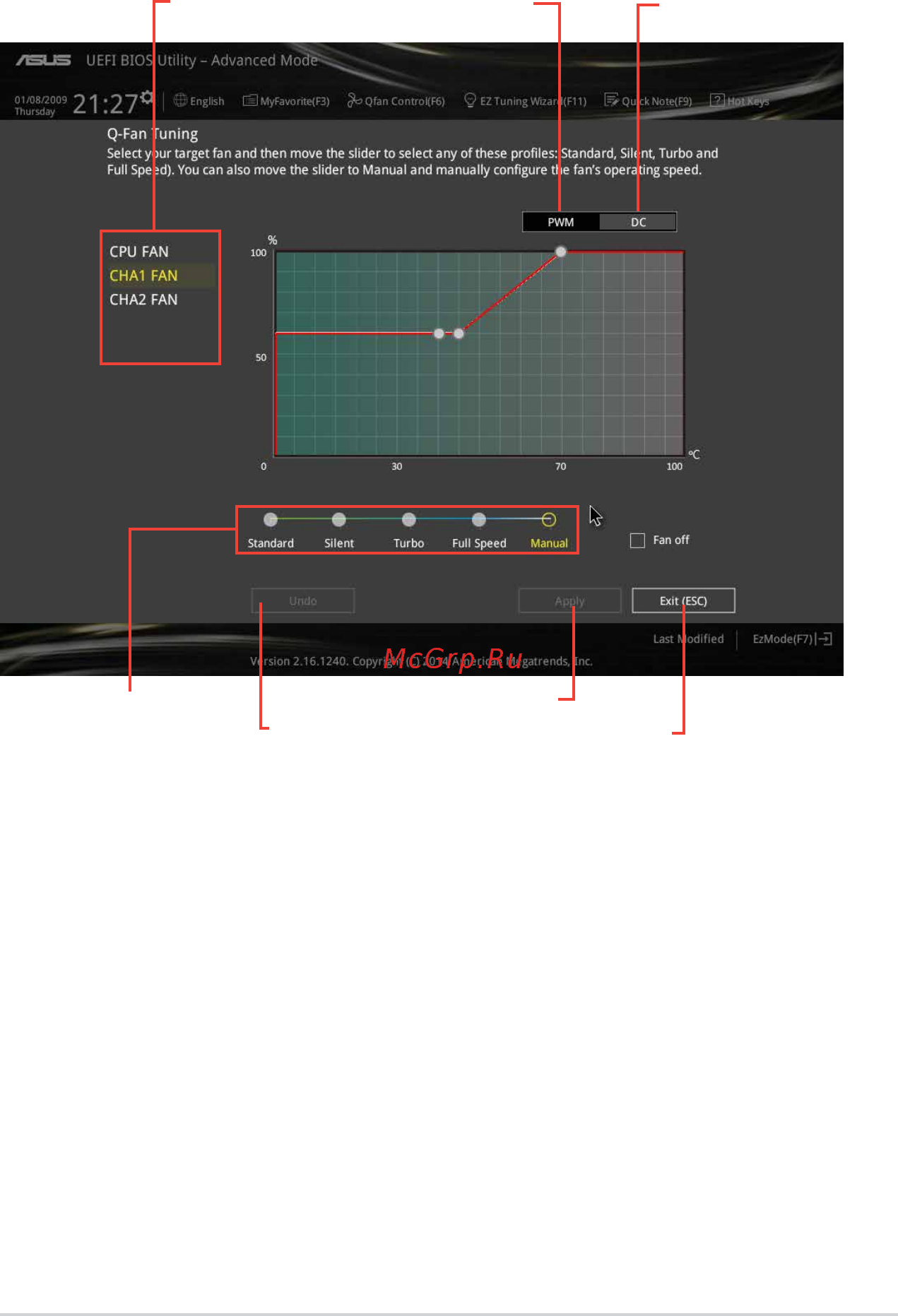 Asus z97-k/usb 3.1 [45/91] Qfan control