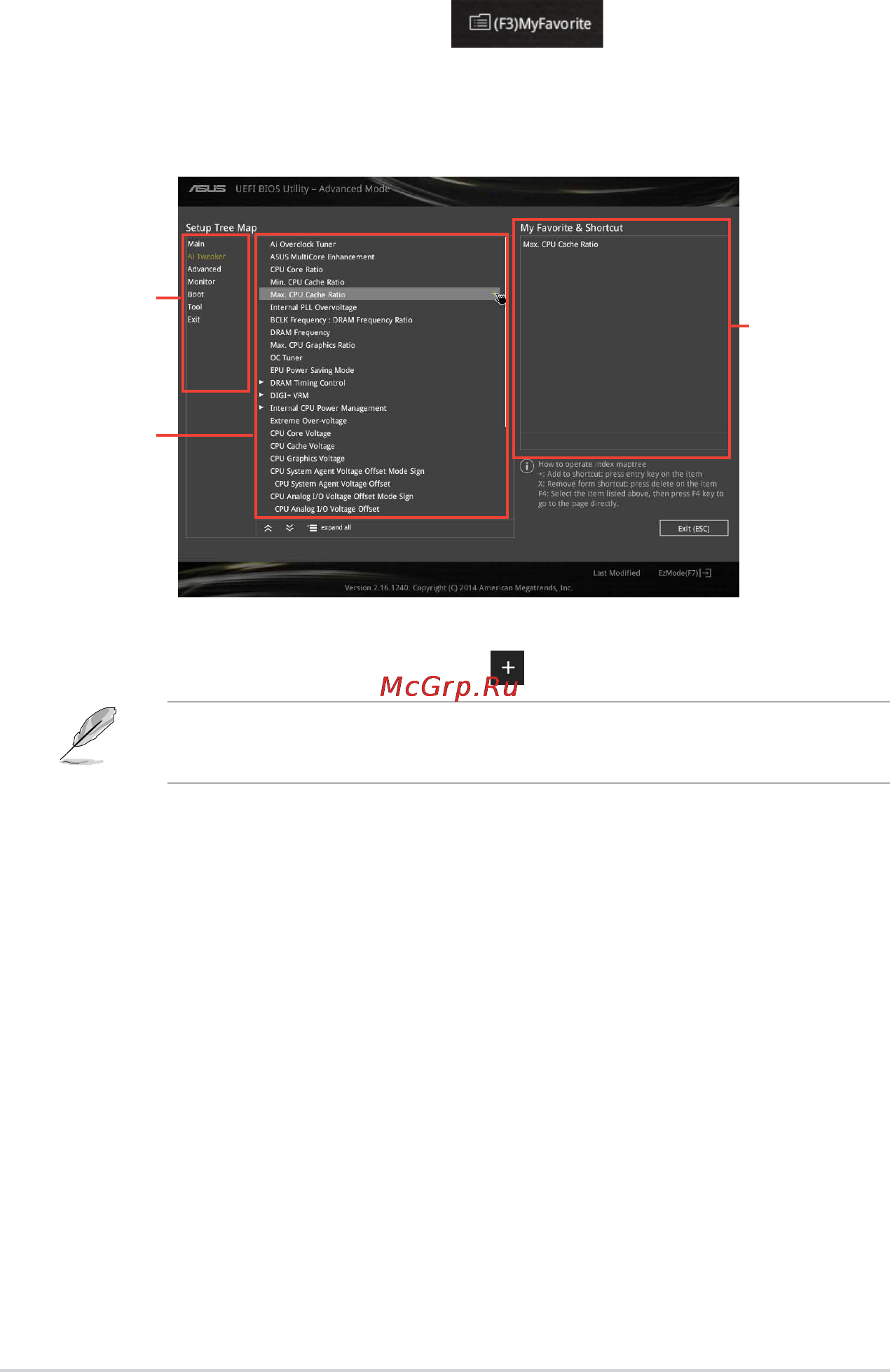Asus z97-k/usb 3.1 [50/91] Adding items to my favorites