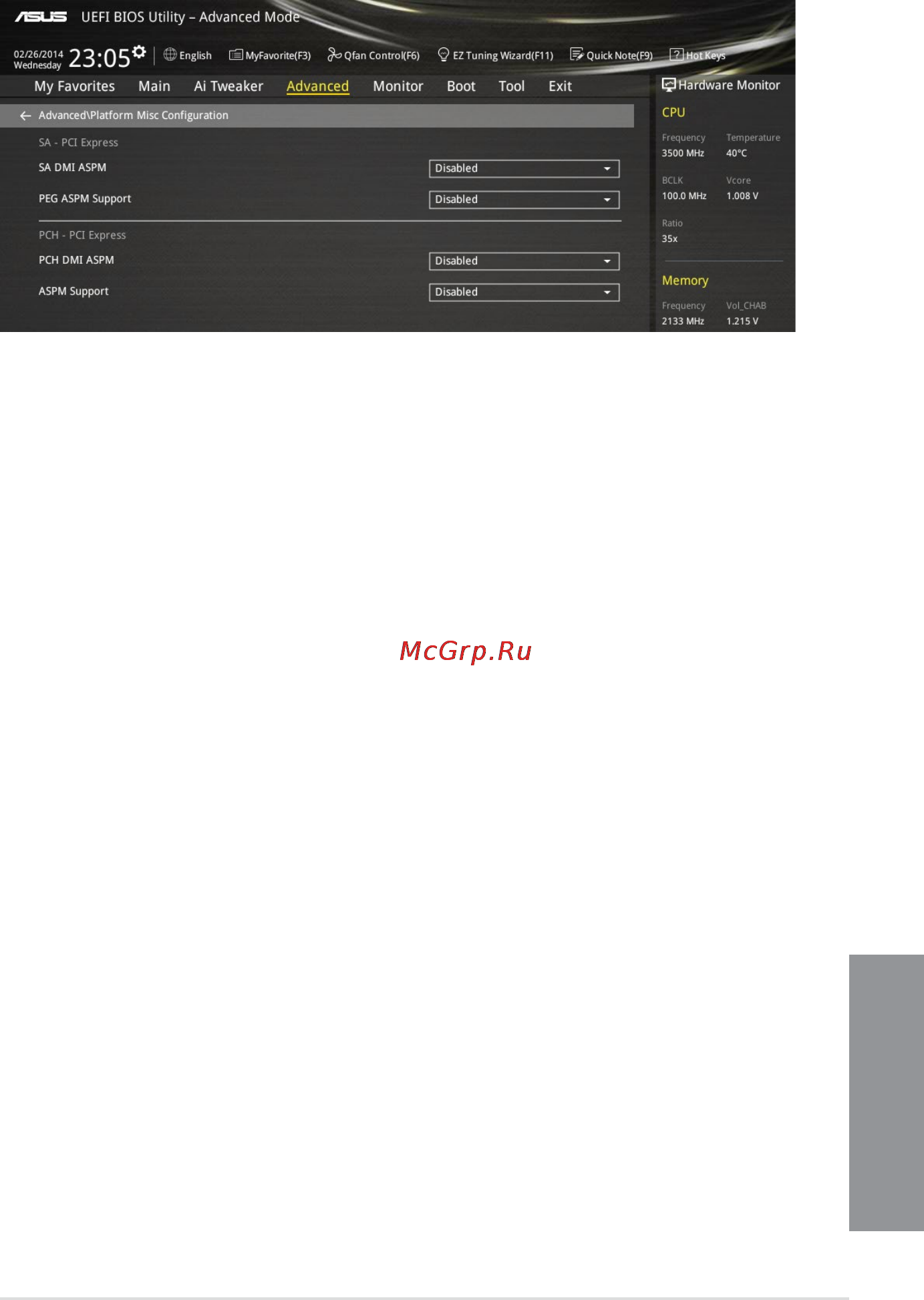 Asus x99-a/usb 3.1 [117/148] Platform misc configuration