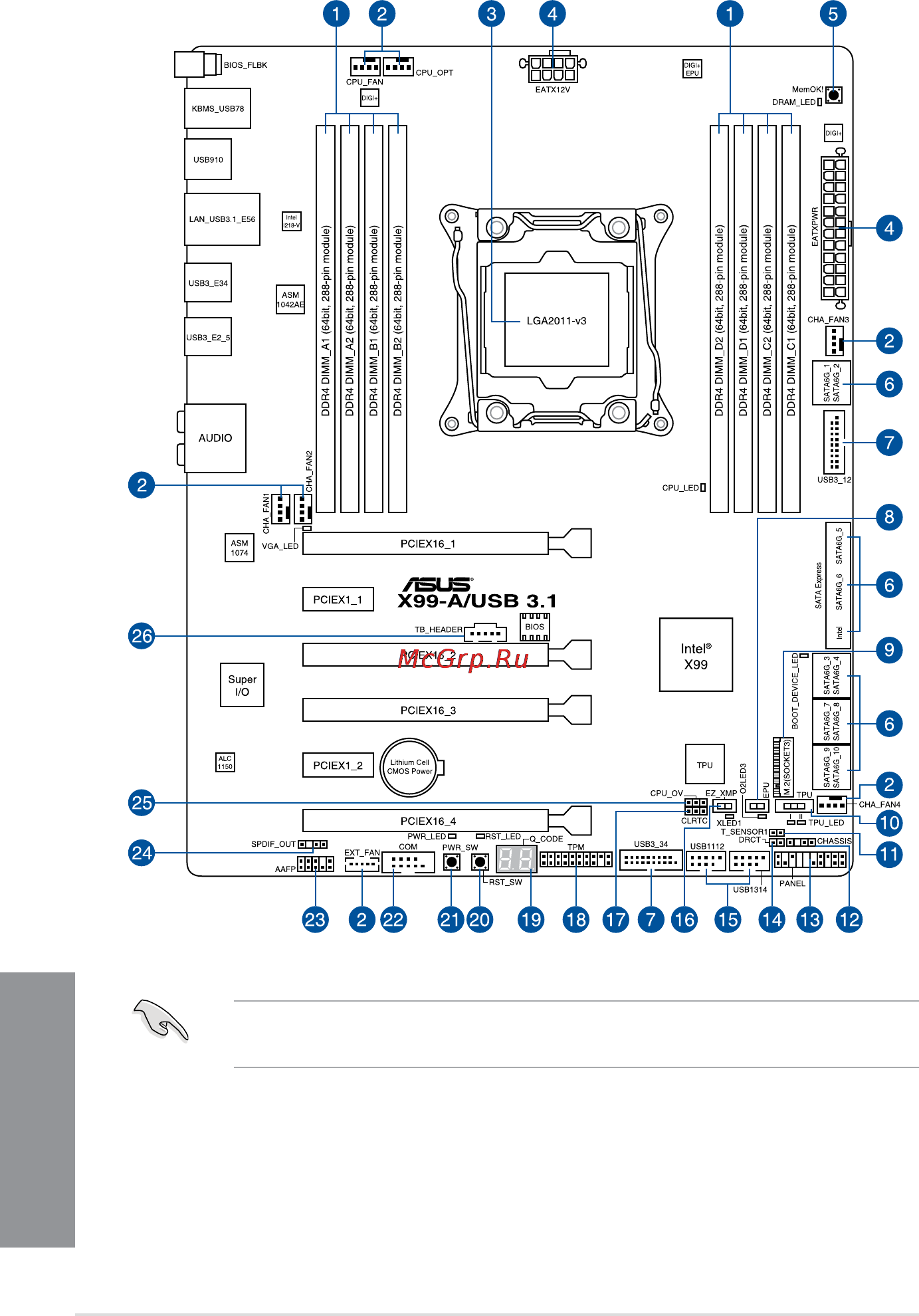 Asus x99-a/usb 3.1 [20/148] Chapter 1