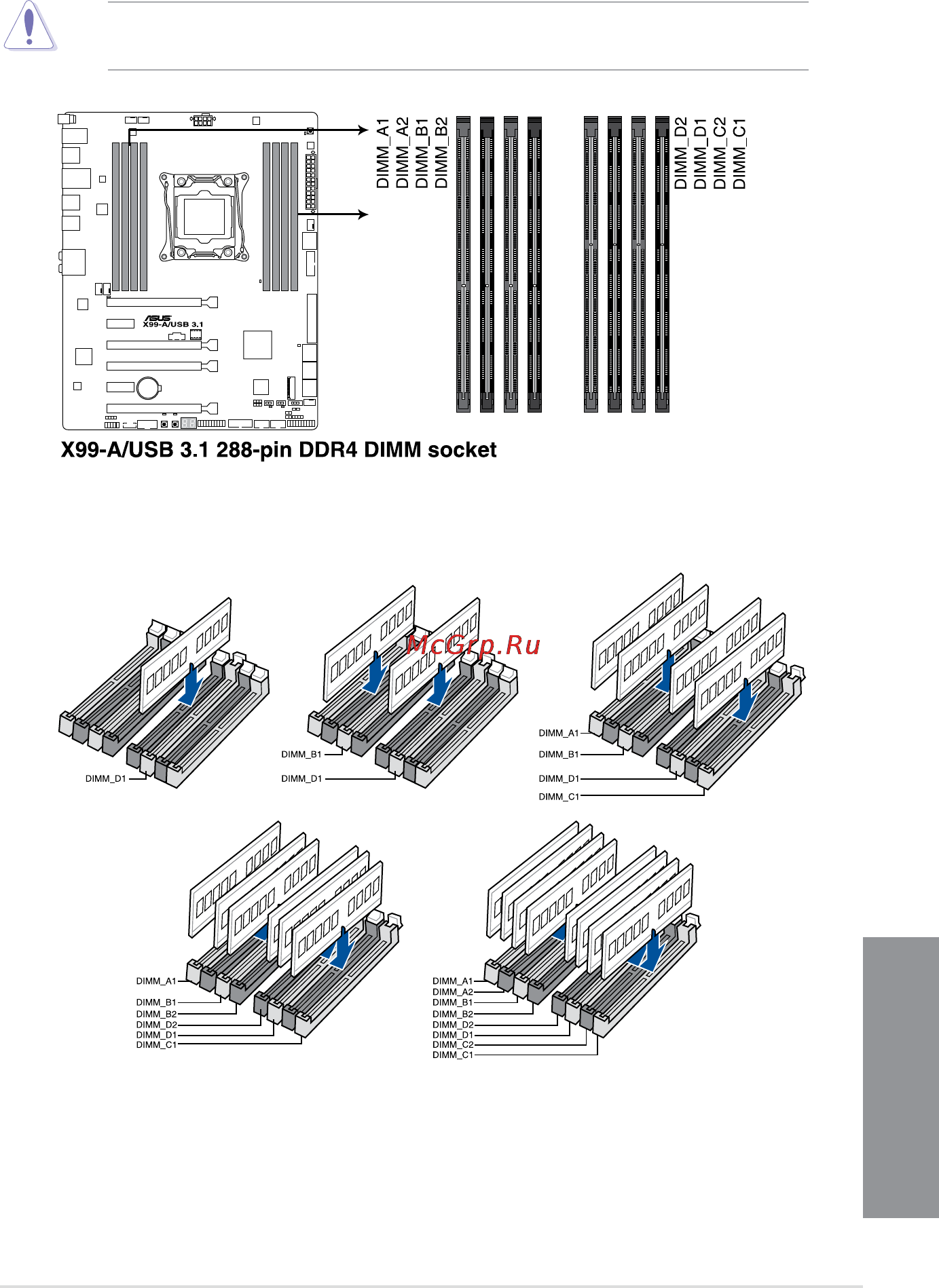 Asus x99-a/usb 3.1 [23/148] Chapter 1