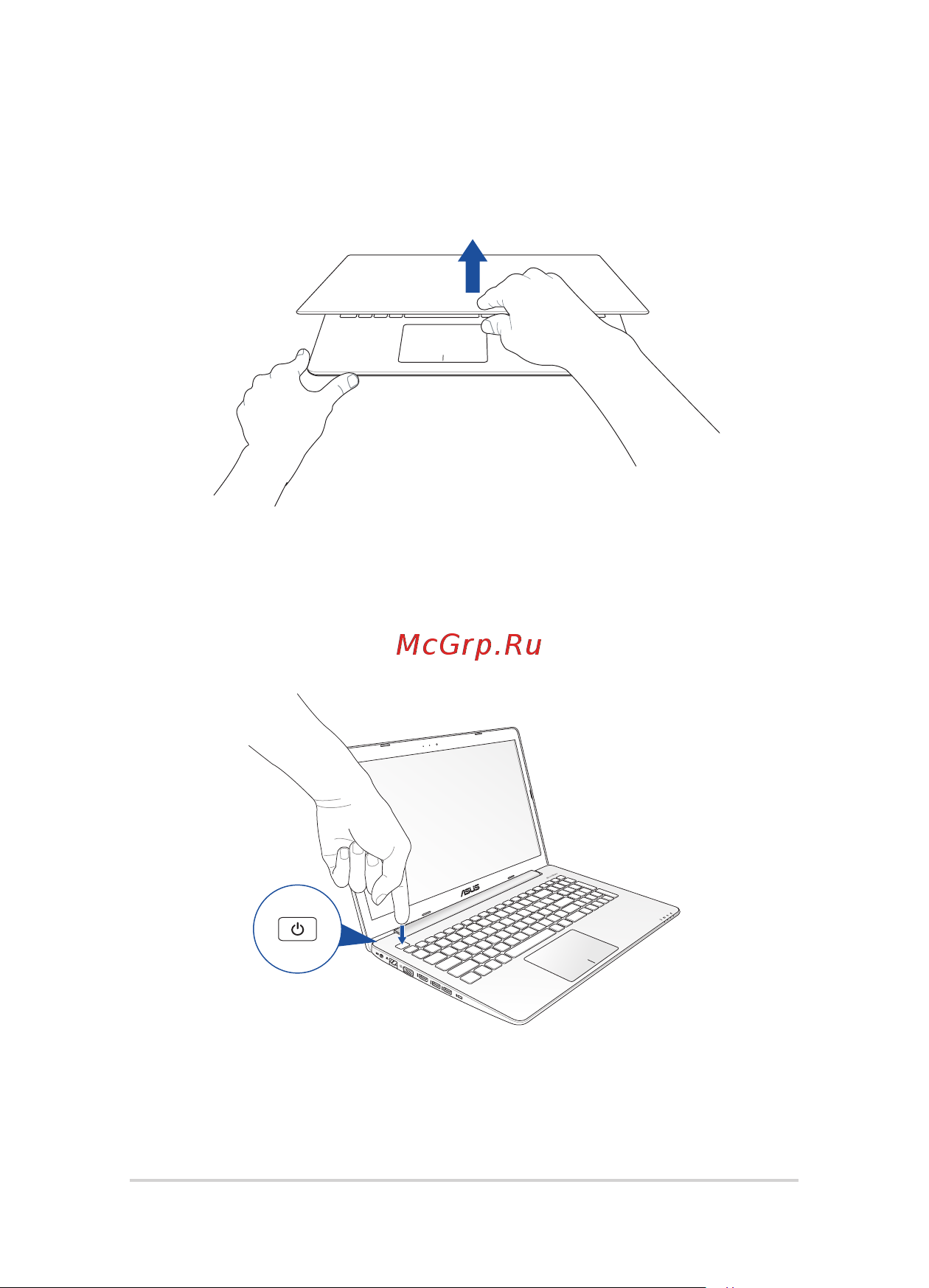 Asus x554la, 90nb0658-m29600 [28/118] Откройте крышку