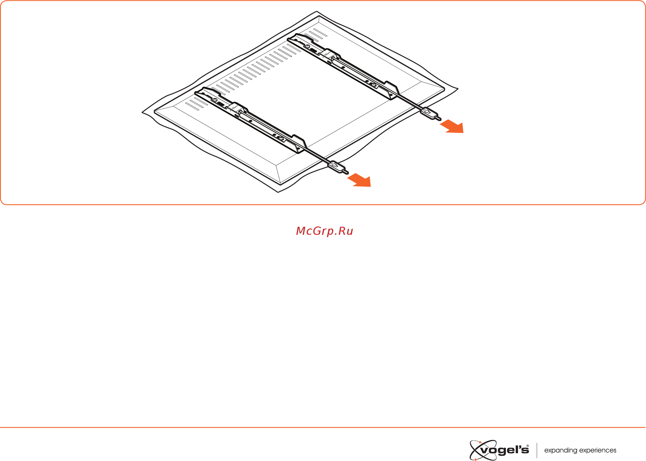 Vogel's FLAT W50070 [7/21] Pull the release strips down
