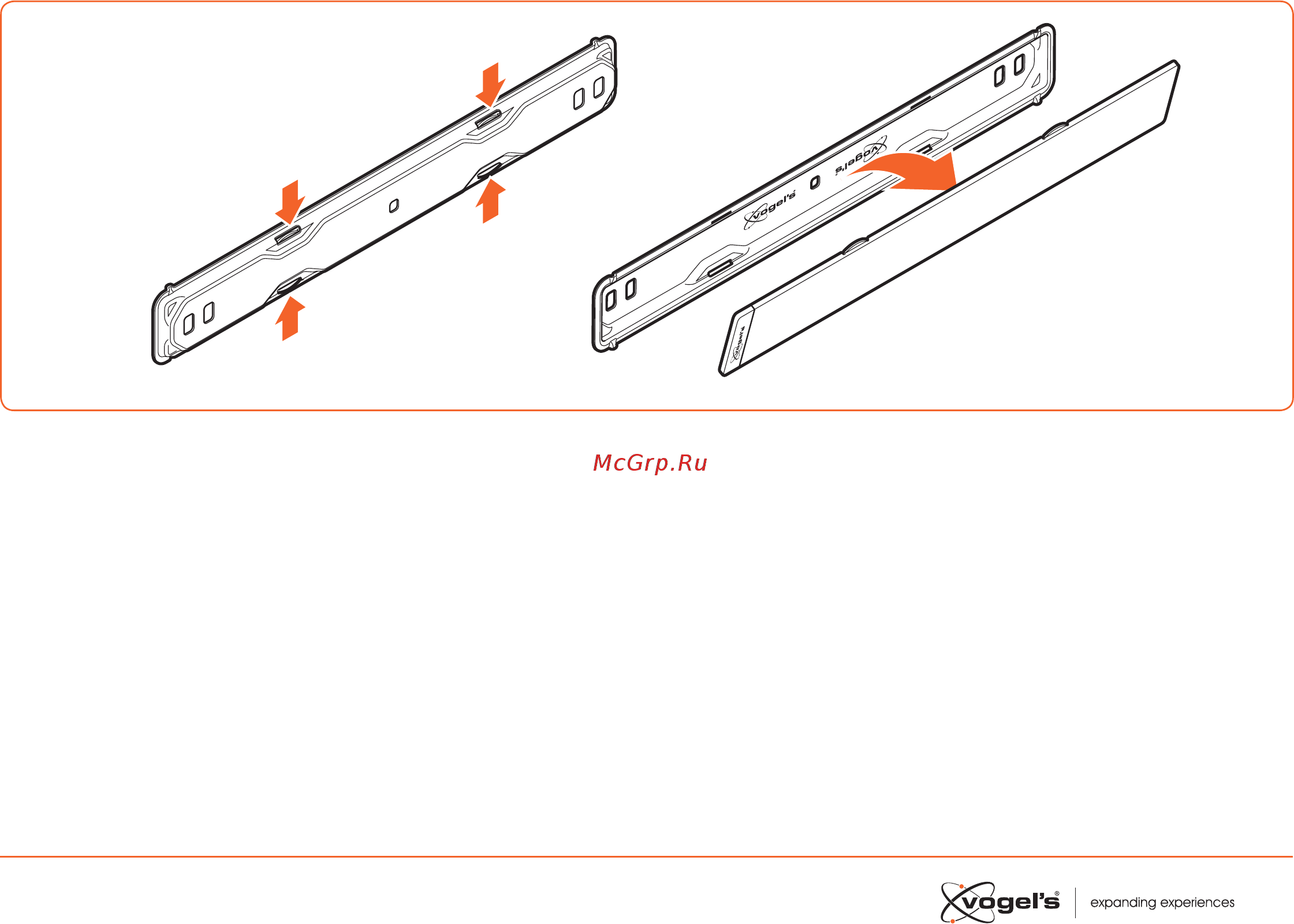 Vogel's FLAT W50070 [9/21] Remove the cover
