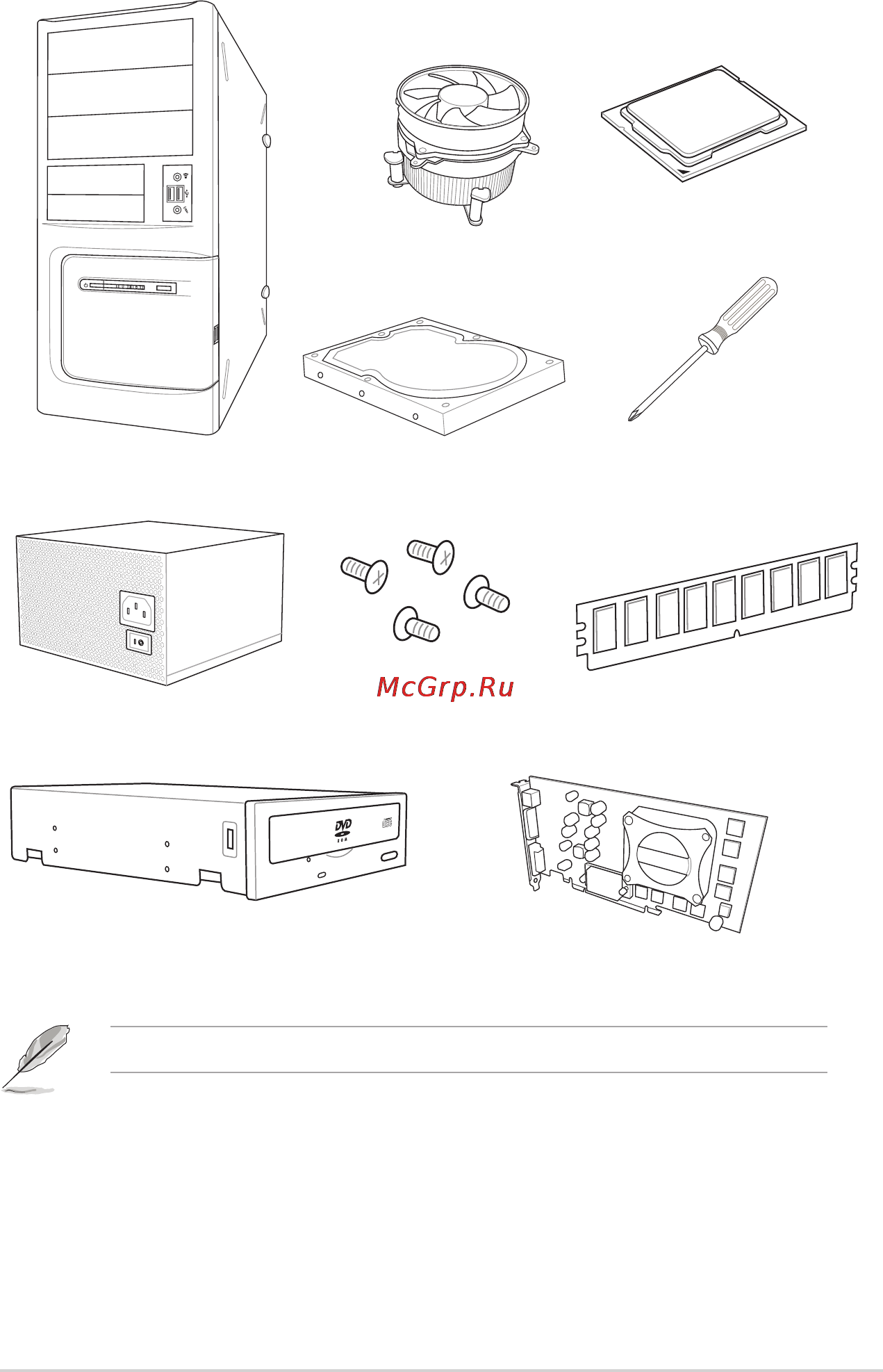 Asus x99-pro/usb 3.1 [15/150] The tools and components in the table above are not included in the motherboard package