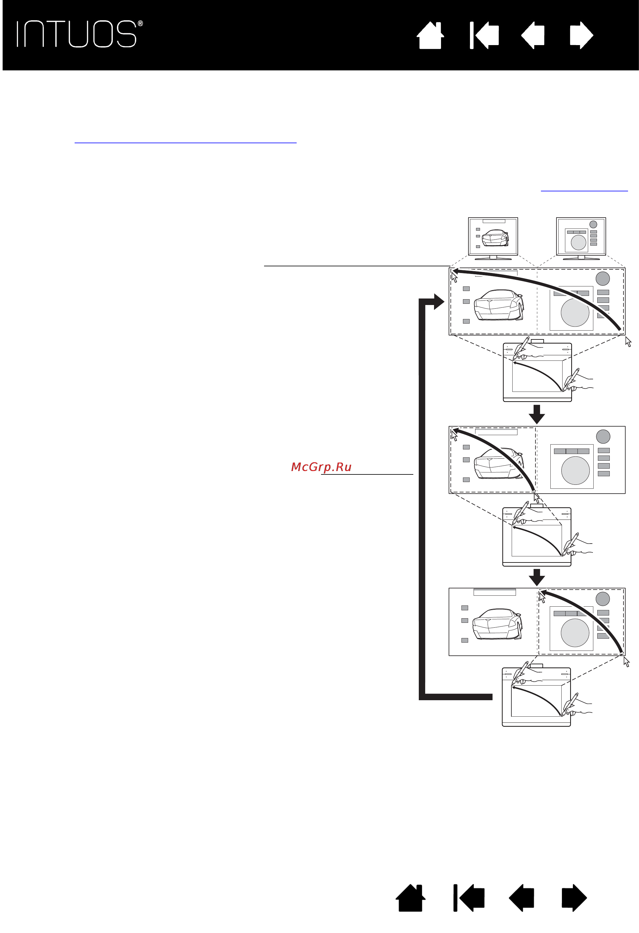 Wacom Intuos Pen & Touch Medium (CTH-680S-N) [34/73] Работа с display toggle переключением экранов