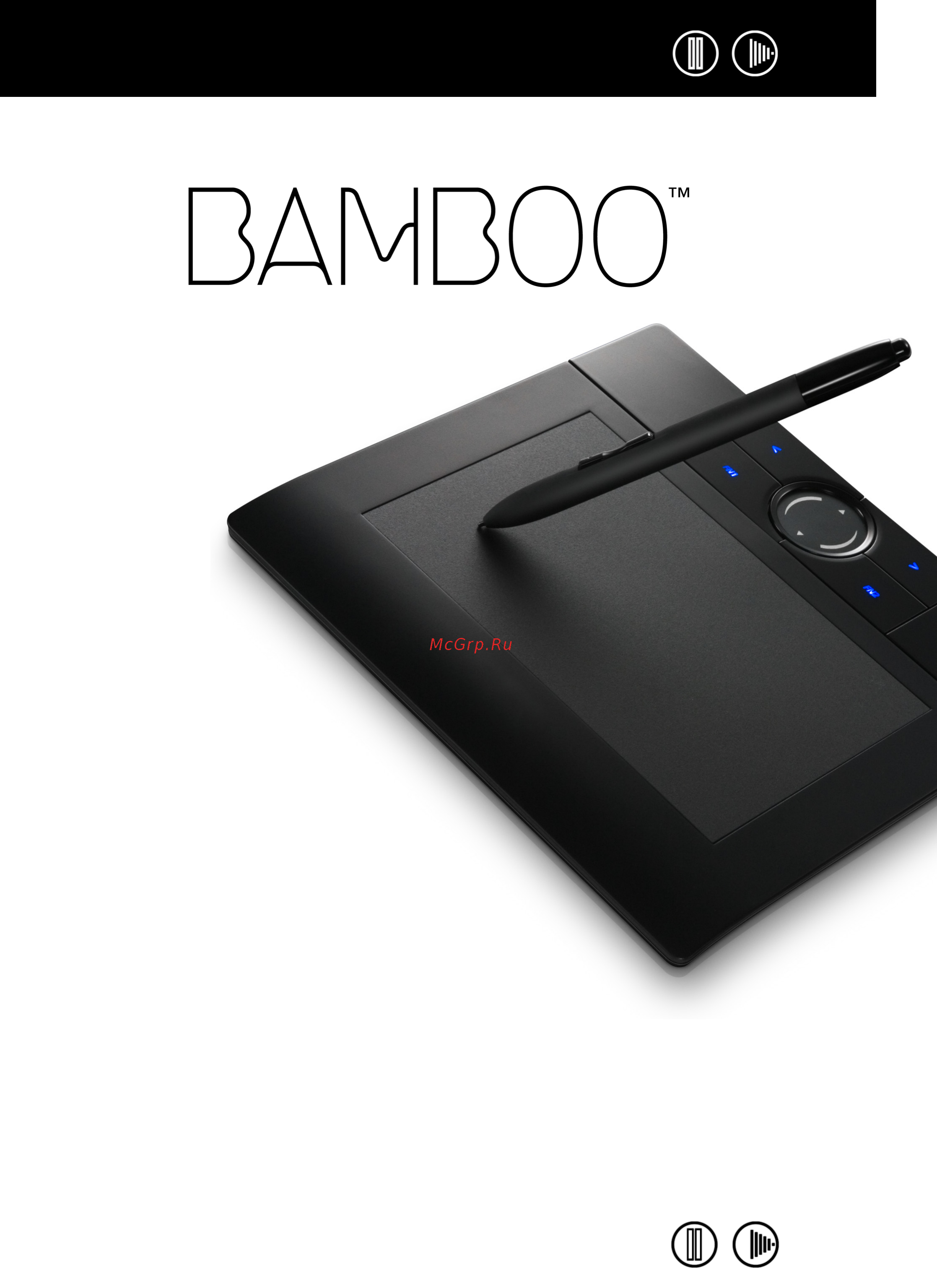 Wacom Bamboo Fun M Инструкция по эксплуатации онлайн
