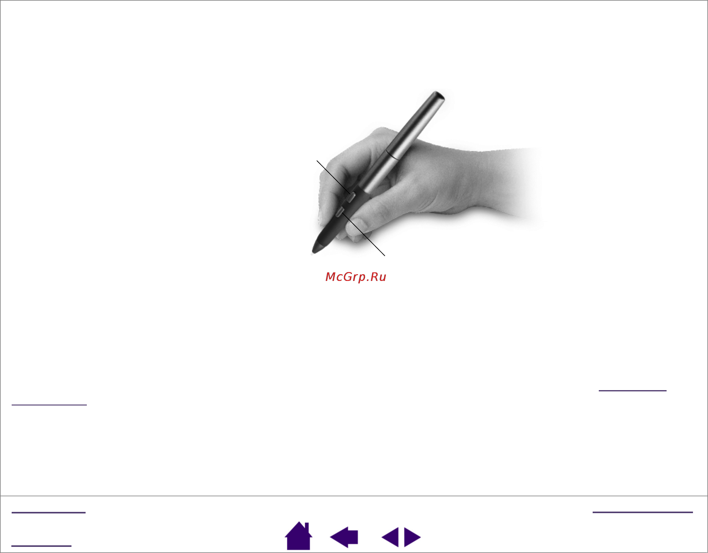 Wacom Volito2 A6R [16/56] Использование кнопок пера