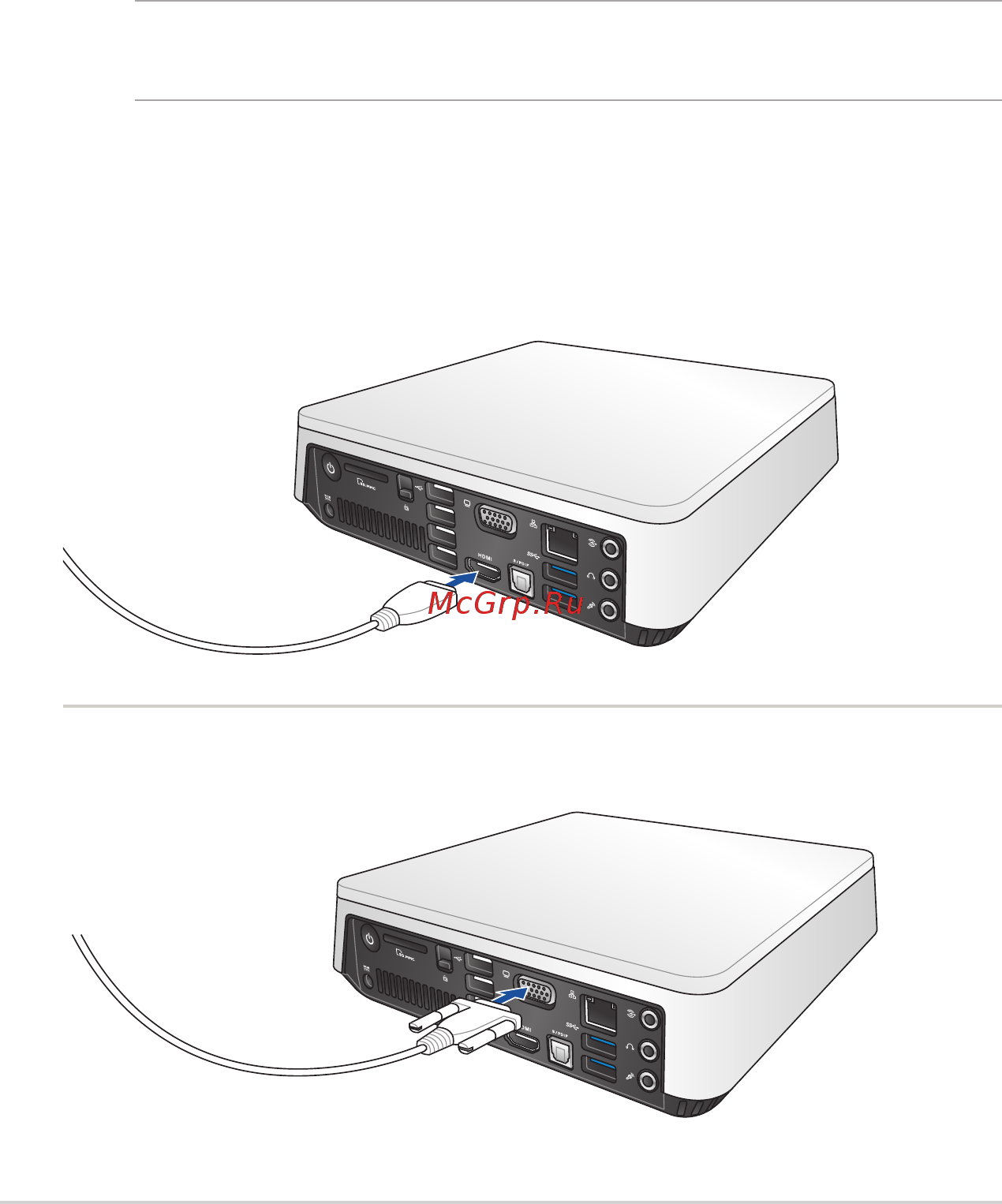Asus vivopc vm60, 90ms0061-m00910 [16/42] Подключите к устройству монитор
