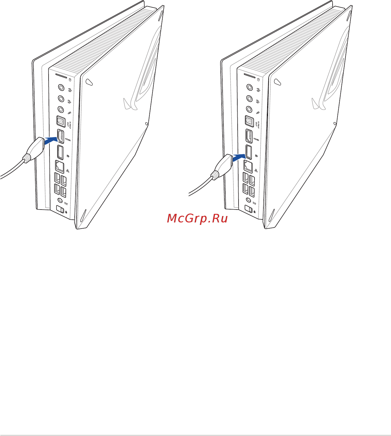 Asus rog gr6-r029r, 90ms00f1-m00290 [19/52] Connecting a display panel