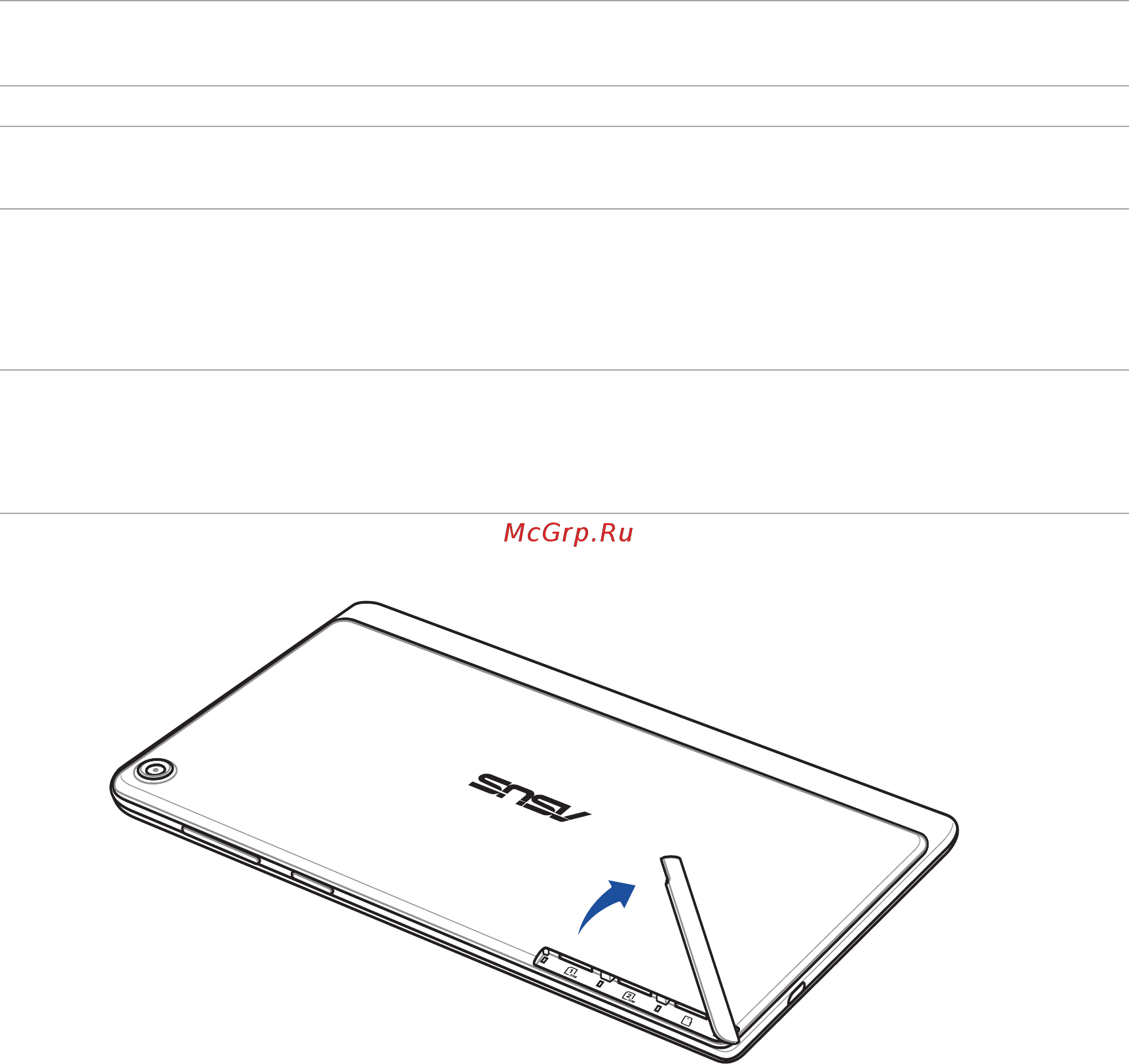 Asus ZenPad C 7.0 Z170CG 3G 16Gb,  90NP01Y1-M00760 [14/176] Installing a micro sim card on selected models