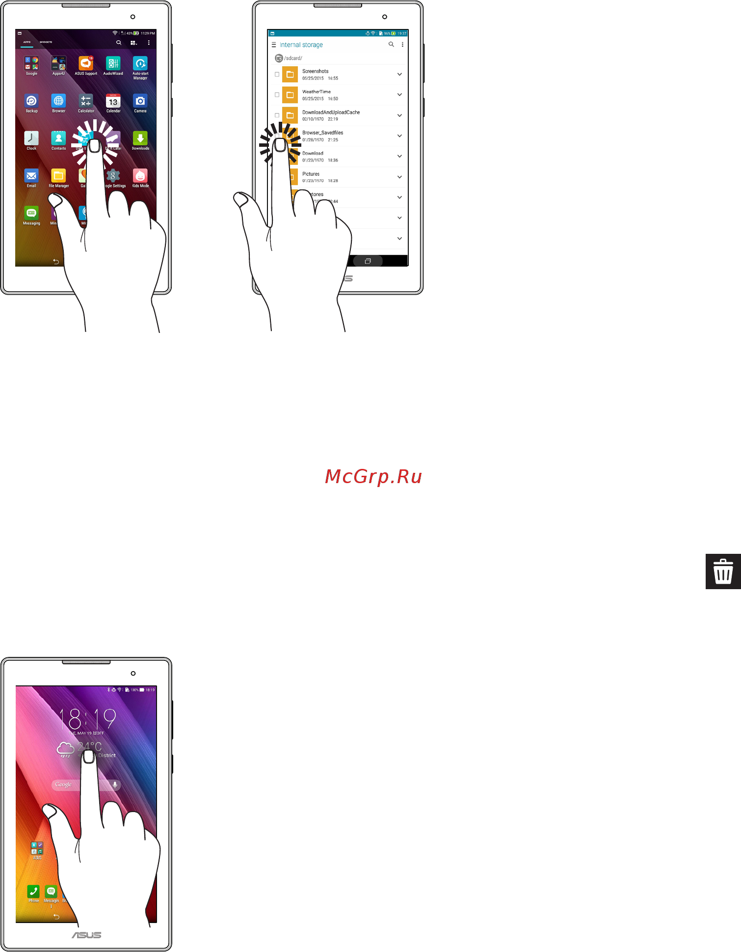 Asus zenpad c 7.0 z170c 8gb [23/176] Using the touchscreen