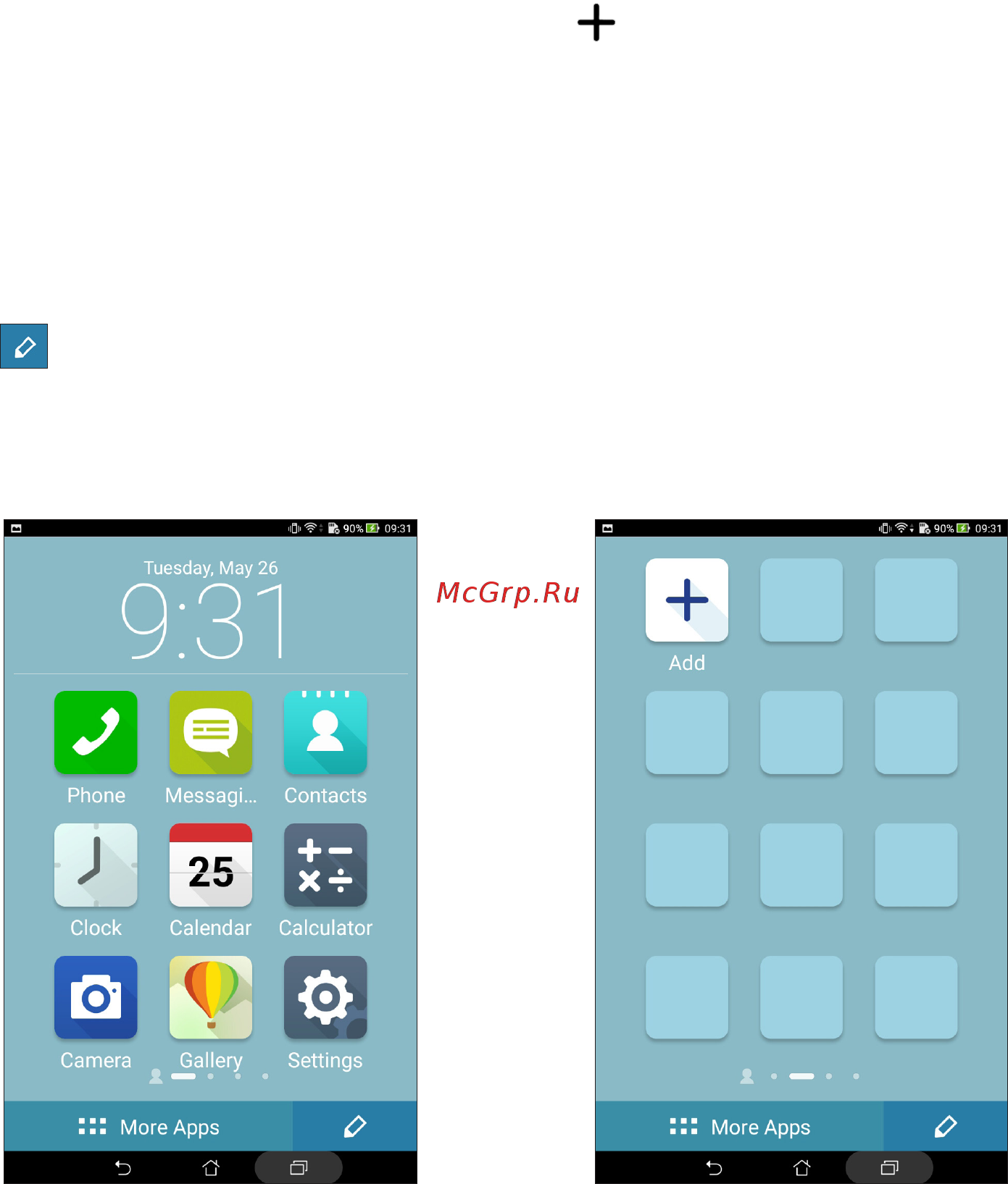 Asus zenpad c 7.0 z170c 8gb [33/176] Adding shortcuts
