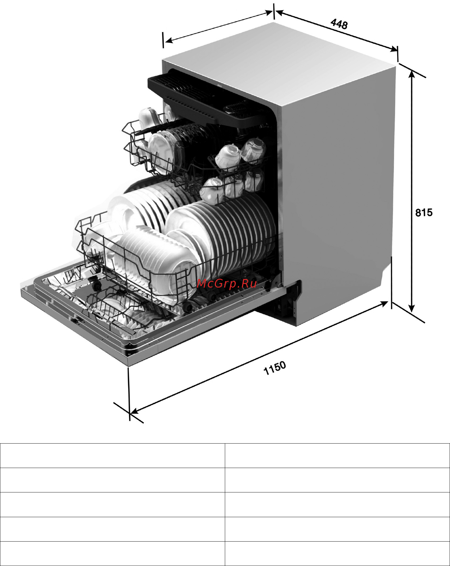 Whirlpool ADGI 851 FD [28/32] Технические данные