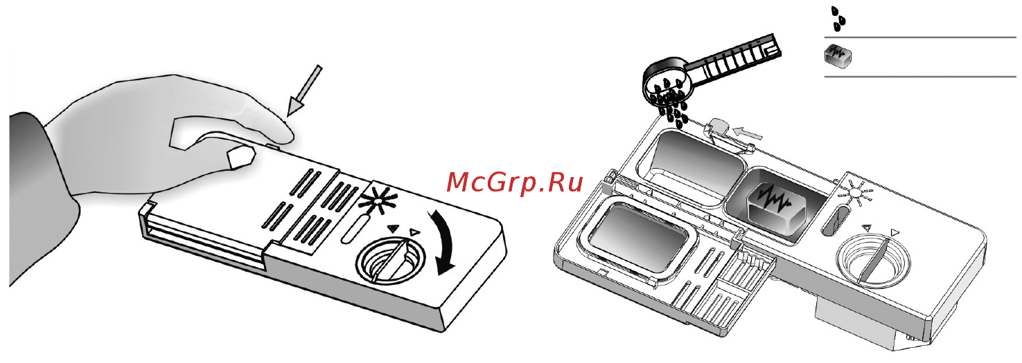 Whirlpool ADGI 851 FD [8/32] Чтобы открыть нажмите на защелку