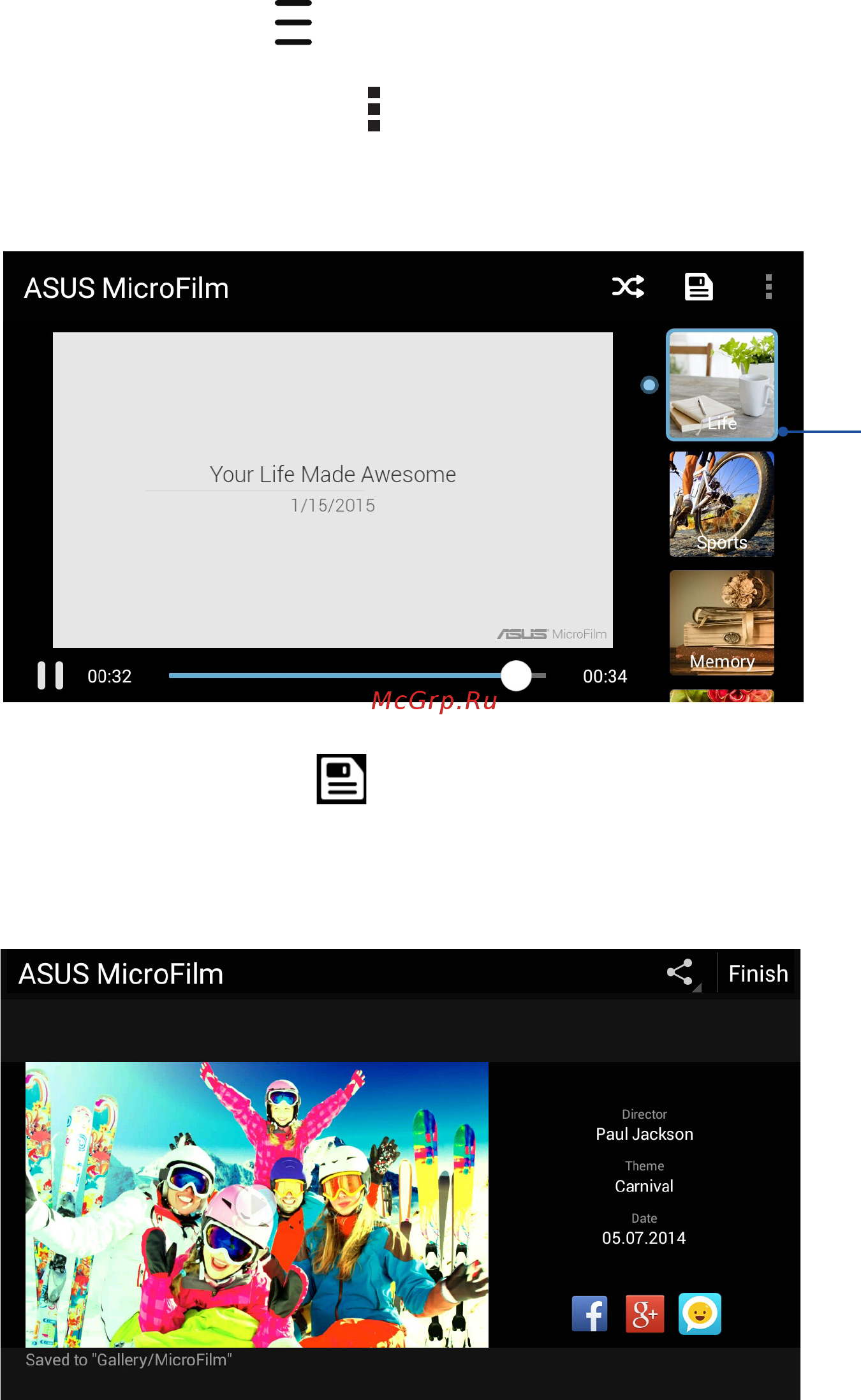 Asus zenfone cl ze500cl-1a112ru 16gb, 2ram [104/160] Using microfilm