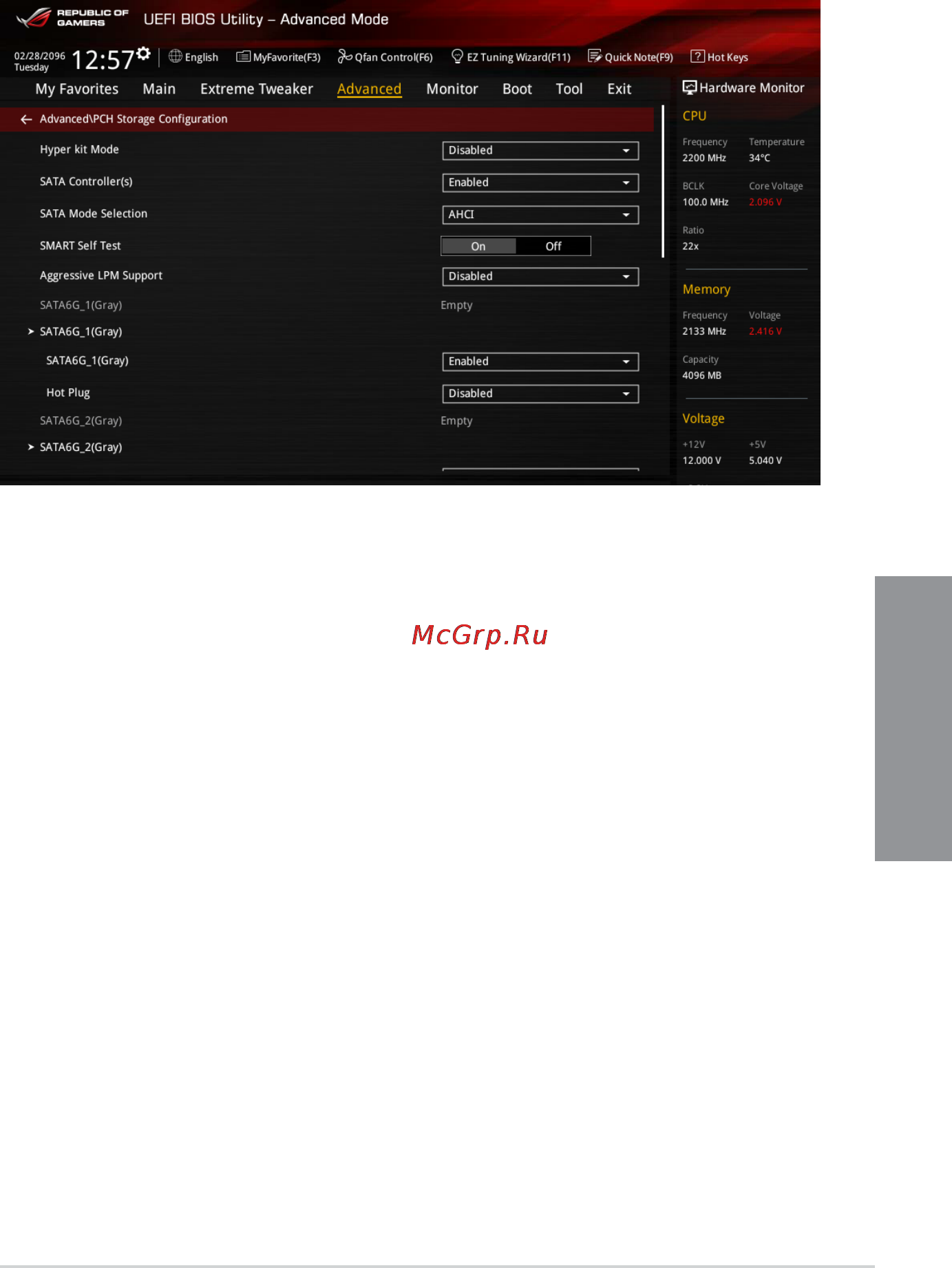 Asus rog maximus viii ranger [105/200] Pch storage configuration