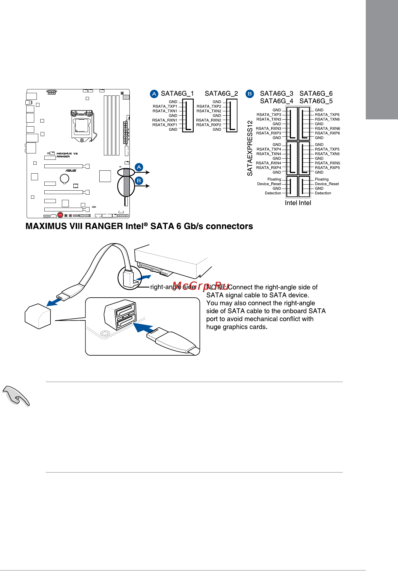 Asus rog maximus viii ranger [49/200] Internal connectors