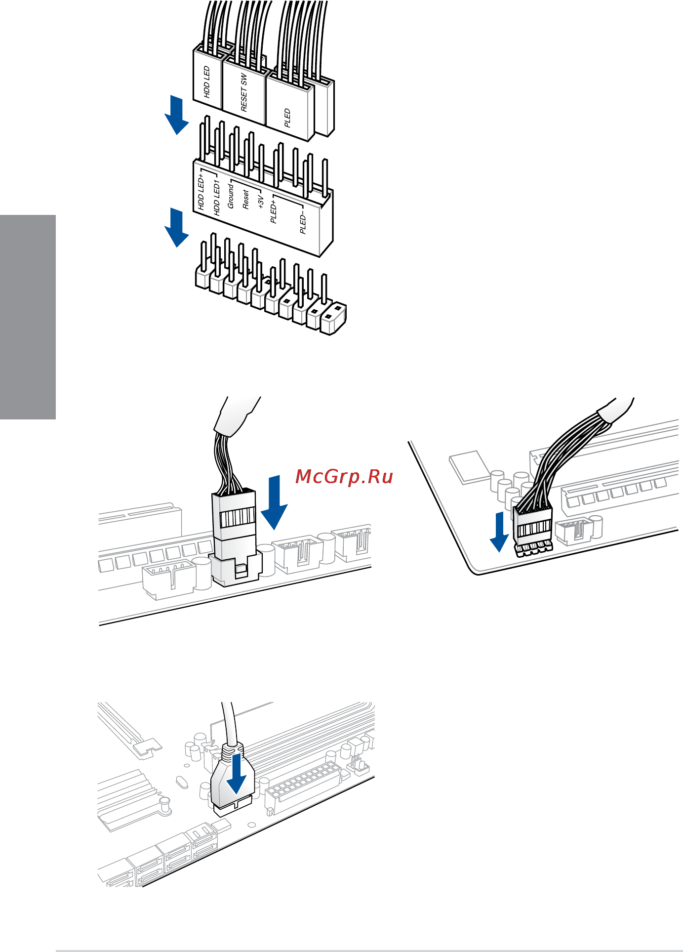 Asus rog maximus viii ranger [68/200] Front i o connector