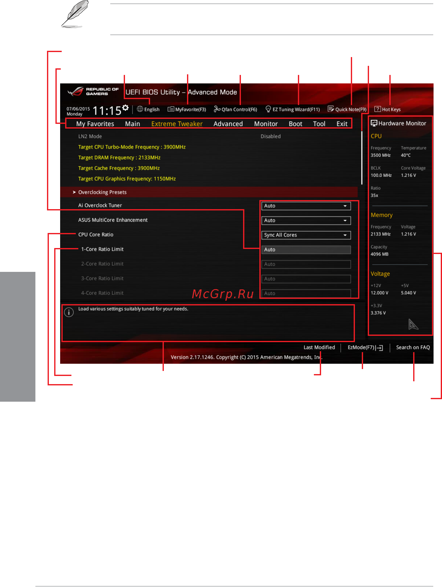 Asus rog maximus viii ranger [80/200] Advanced mode