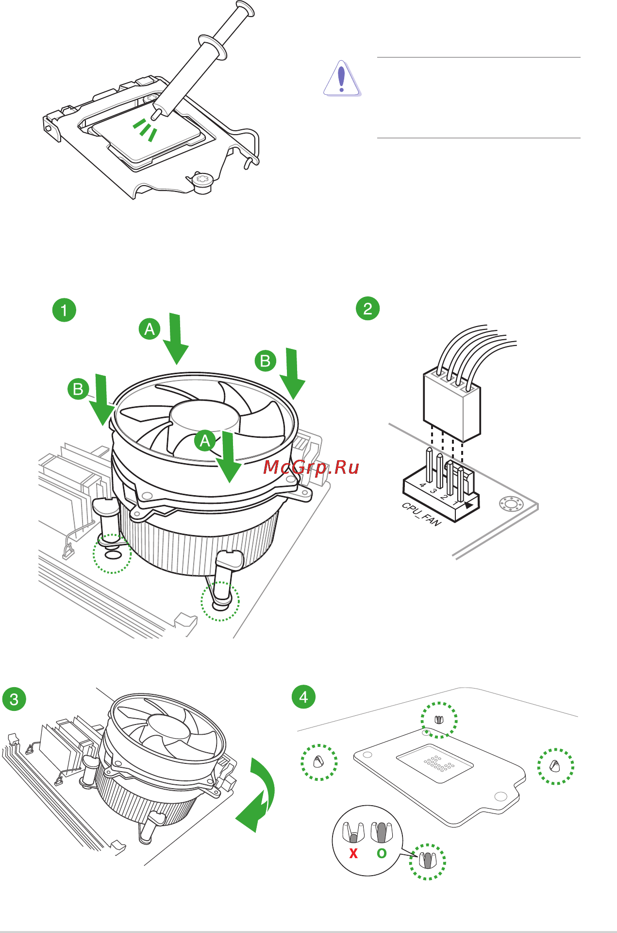 Asus z170-a [19/130] Cpu heatsink and fan assembly installation