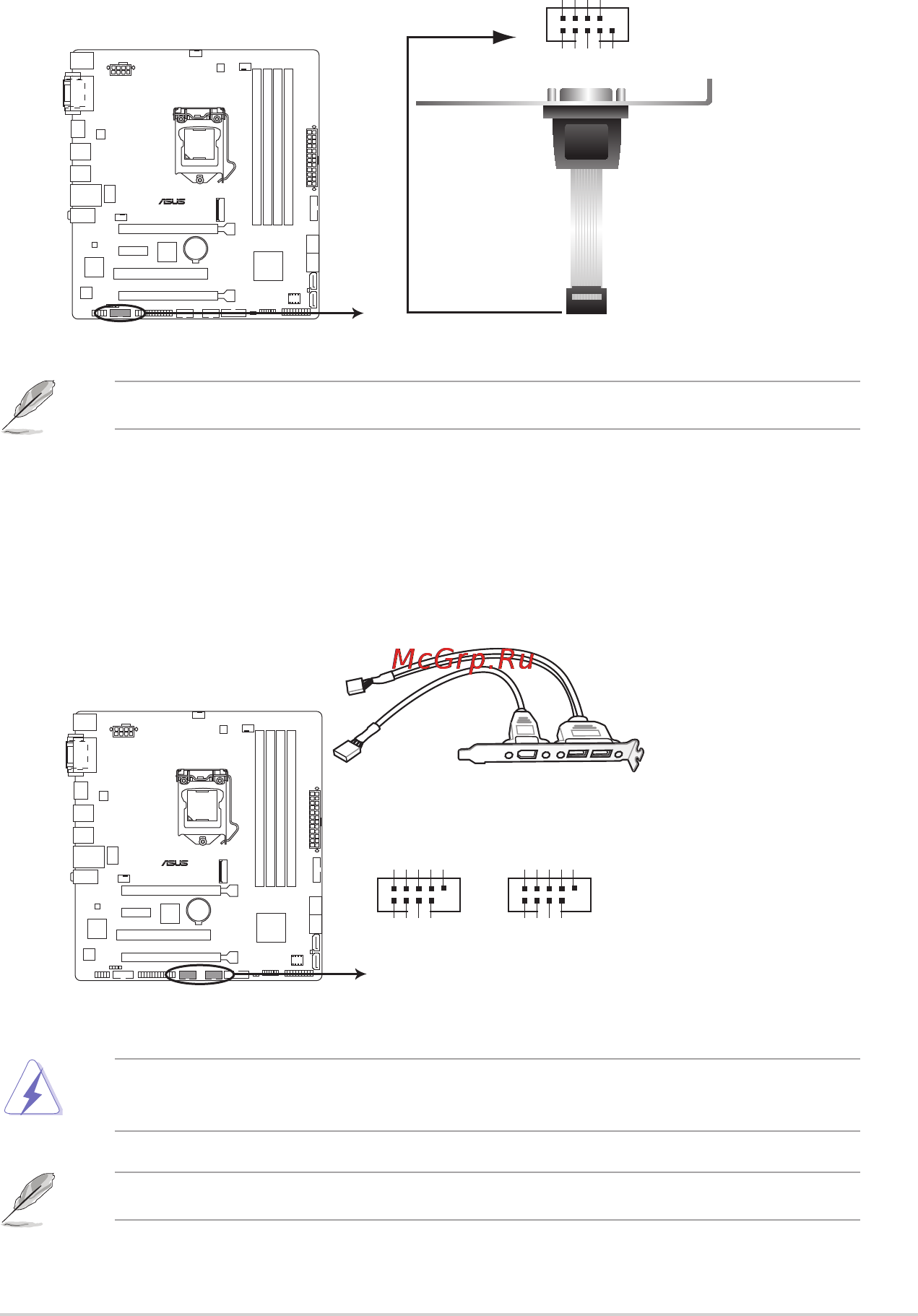 Asus h170m-e d3 [25/83] Internal connectors