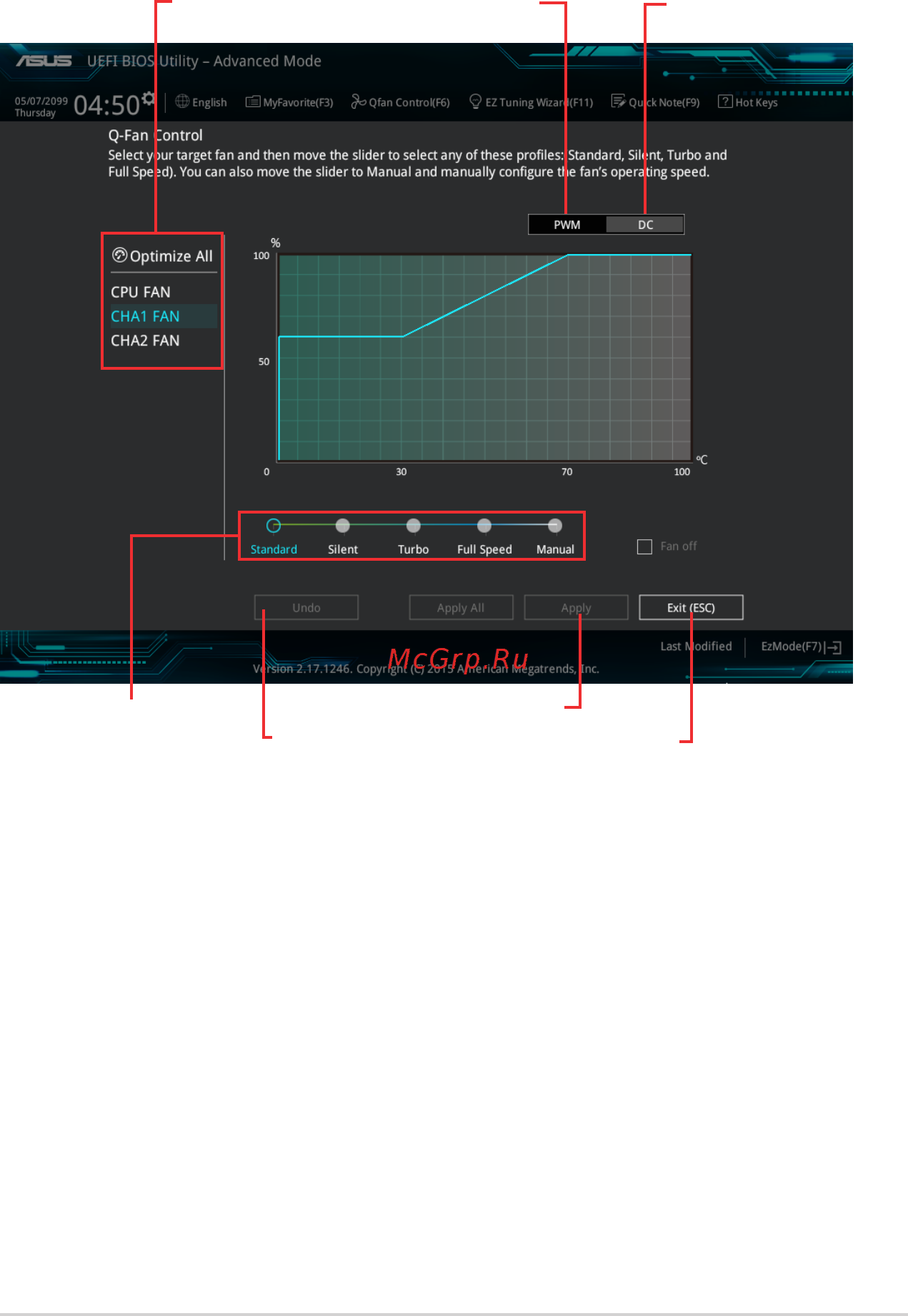 Asus h170m-e d3 [45/83] Qfan control
