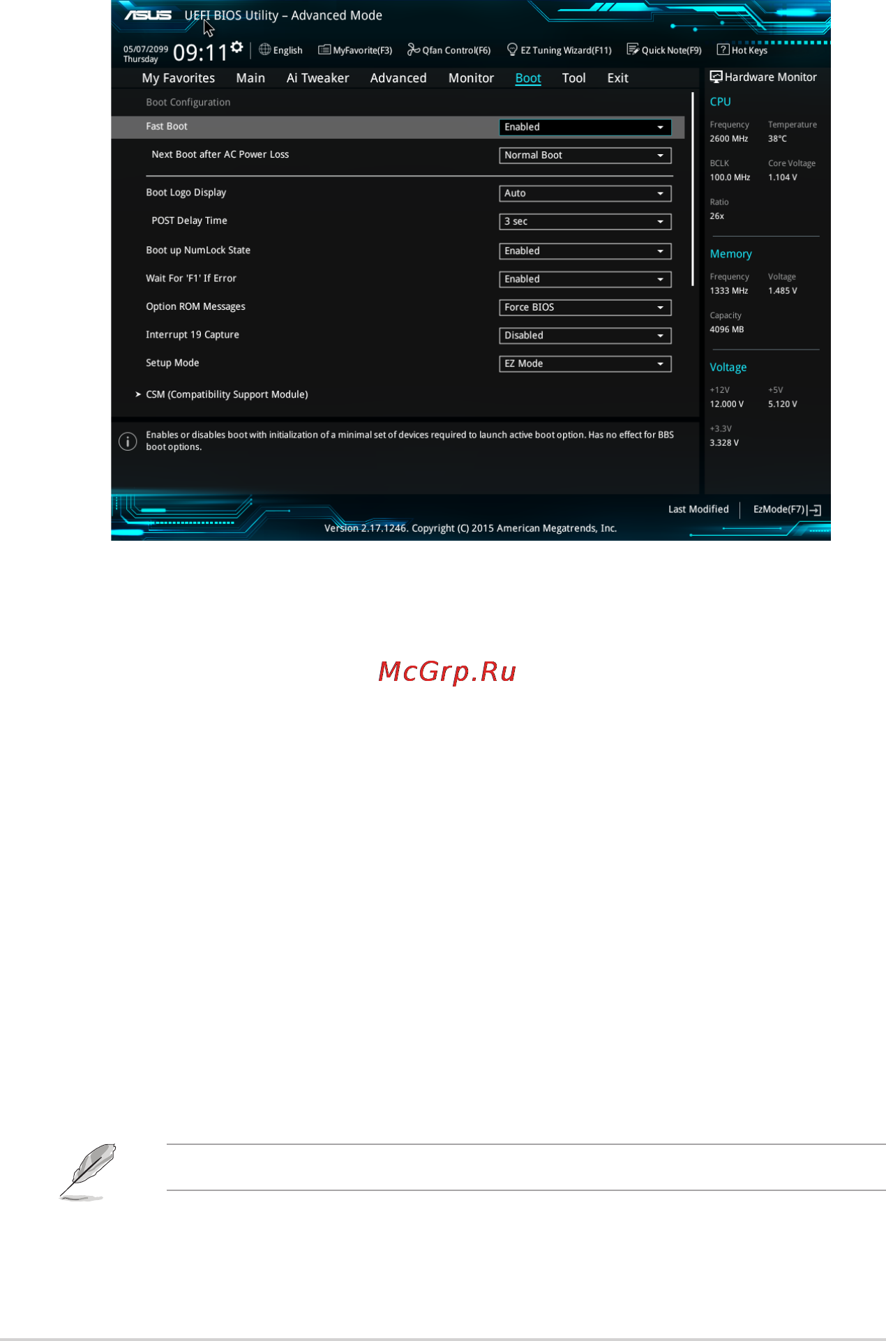 Asus h170m-e d3 [72/83] Boot menu