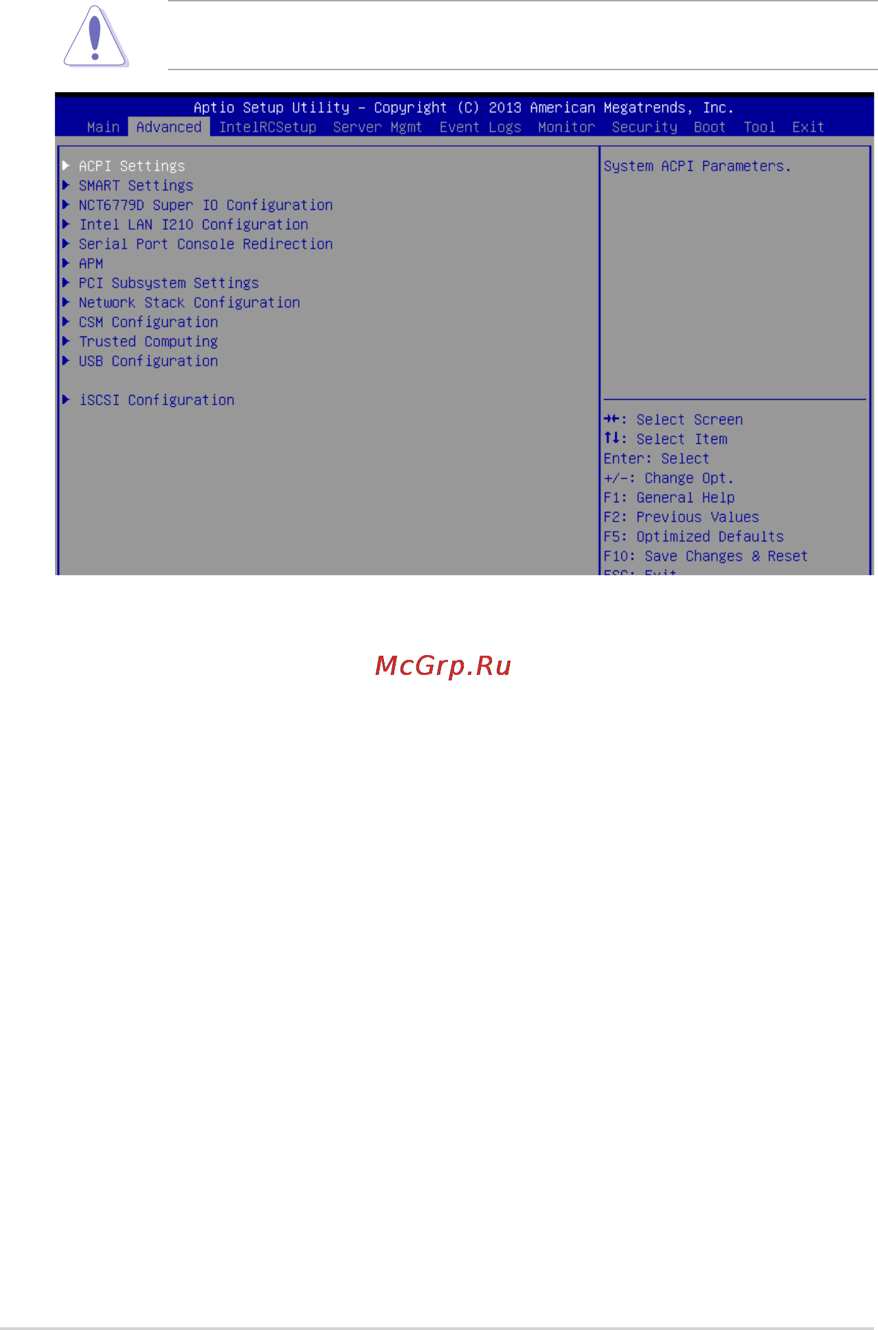 Asus z10pa-d8 [70/186] Advanced menu