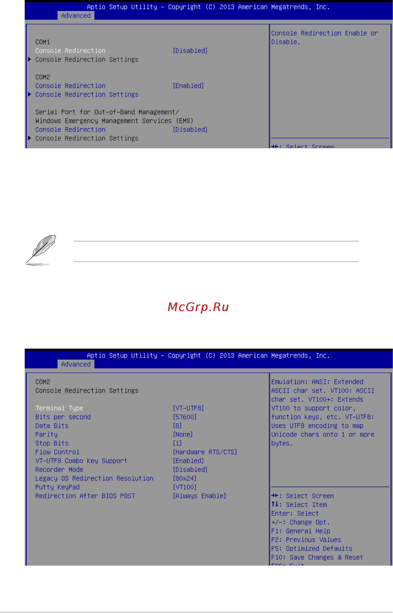 Asus z10pa-d8 [74/186] Serial port console redirection