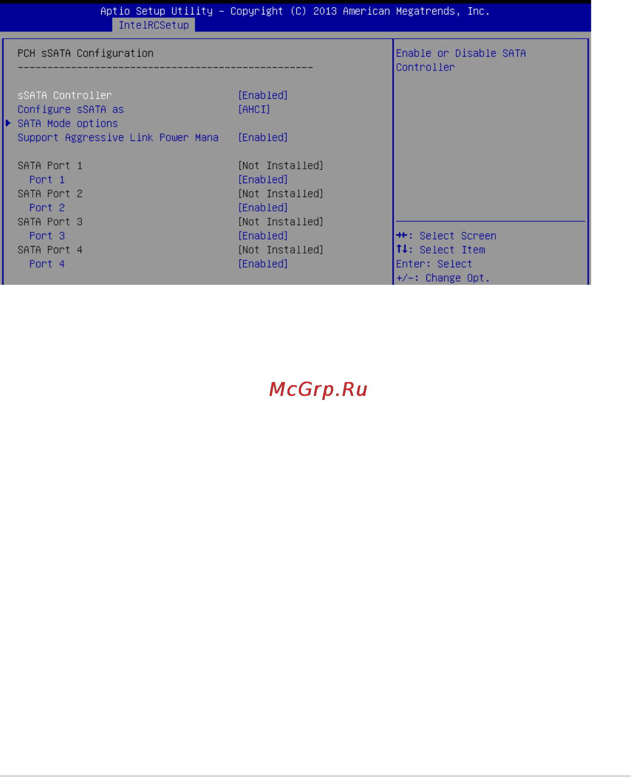 Asus z10pa-d8 [95/186] Configure ssata as ahci