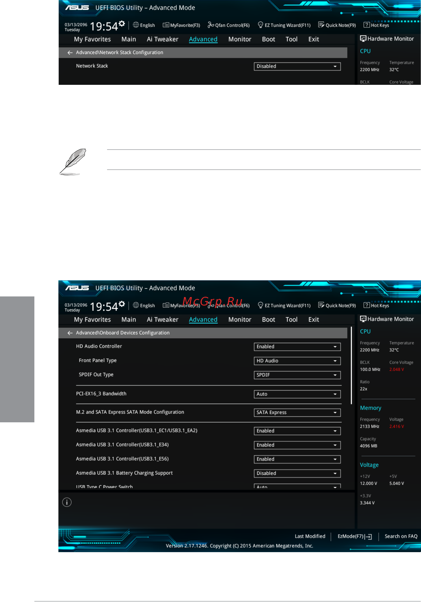 Asus z170-deluxe [118/186] Network stack configuration