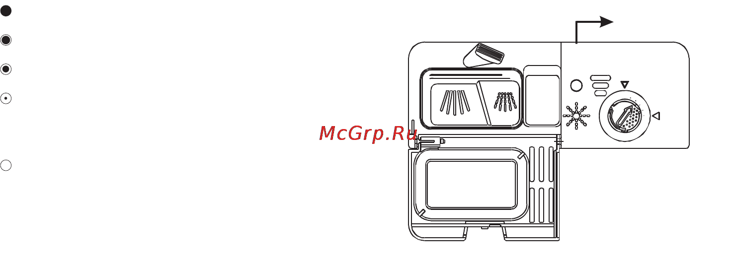 Whirlpool ADP 1077 White [6/25] С заполнение дозатора ополаскивателя