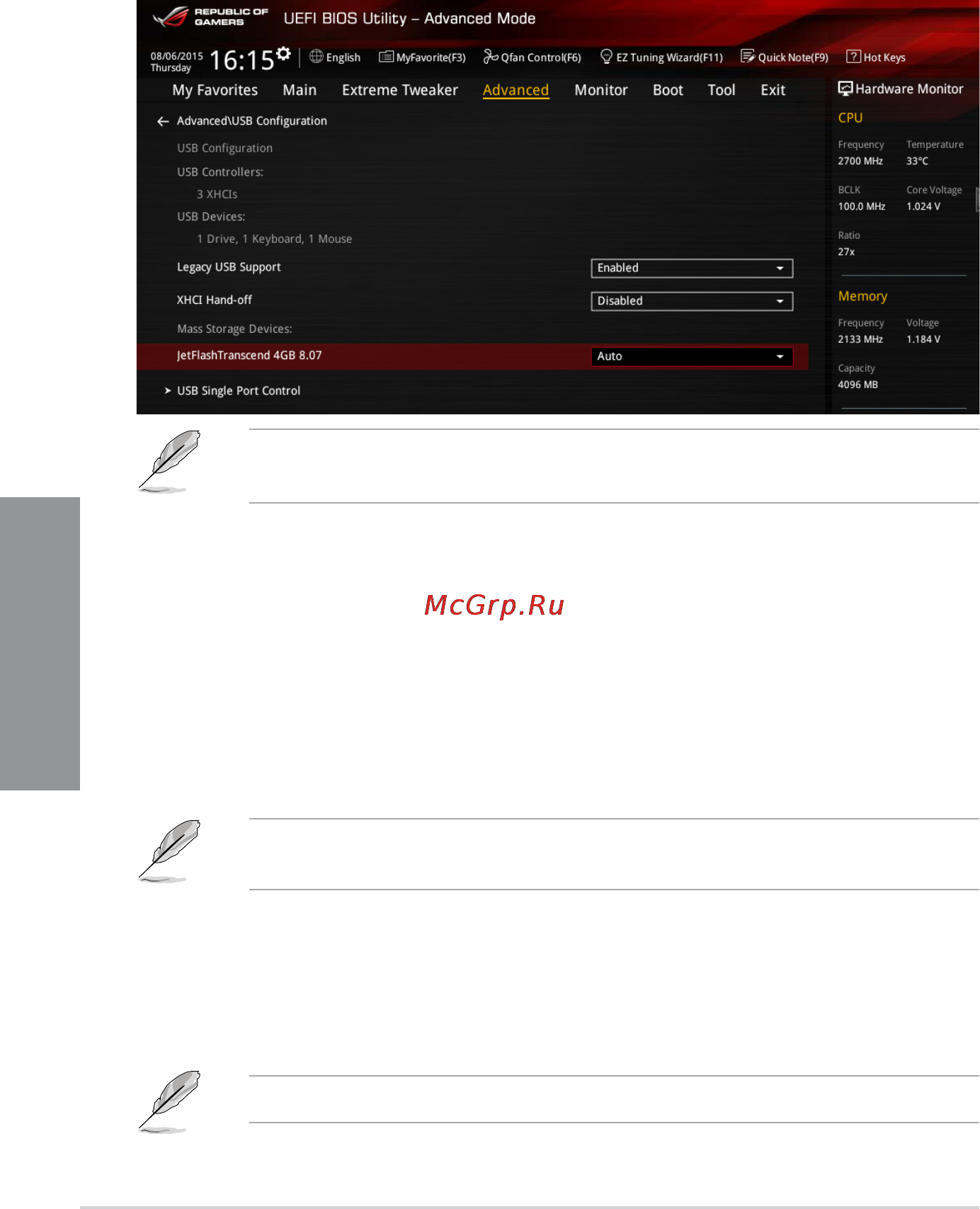 Asus rog maximus viii extreme [122/226] Usb configuration