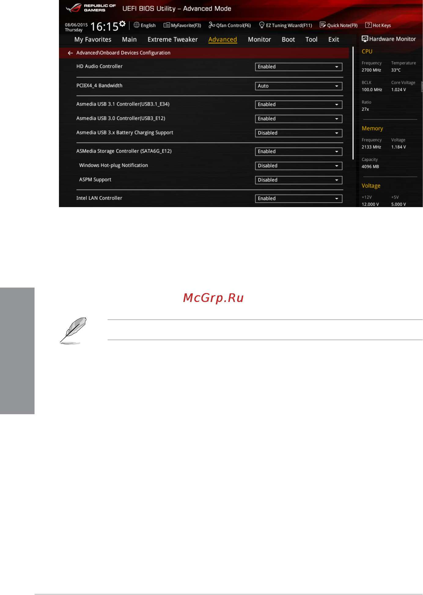 Asus rog maximus viii extreme [124/226] Onboard devices configuration