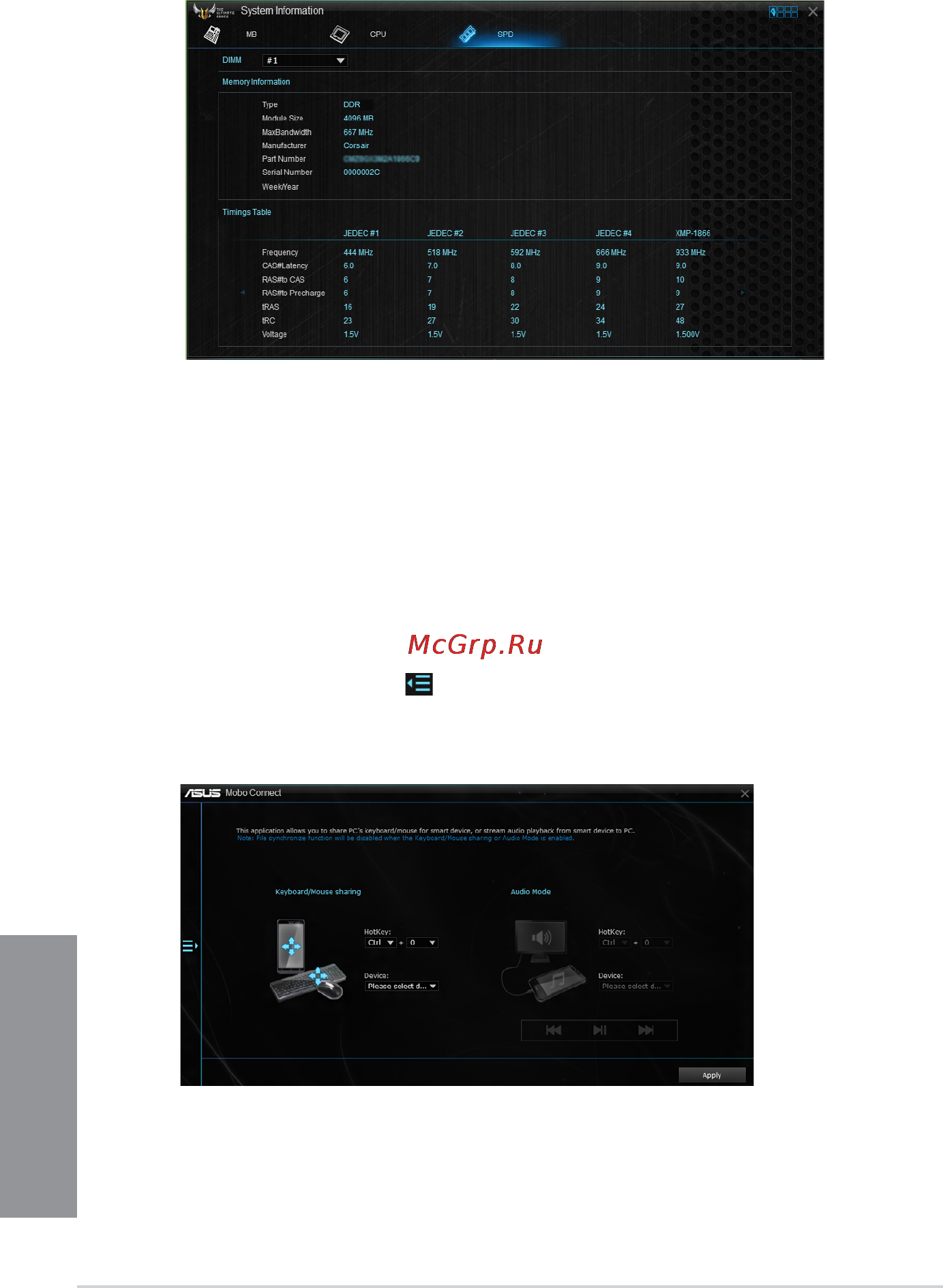 Asus tuf sabertooth z170 mark 1 [118/140] Launching mobo connect