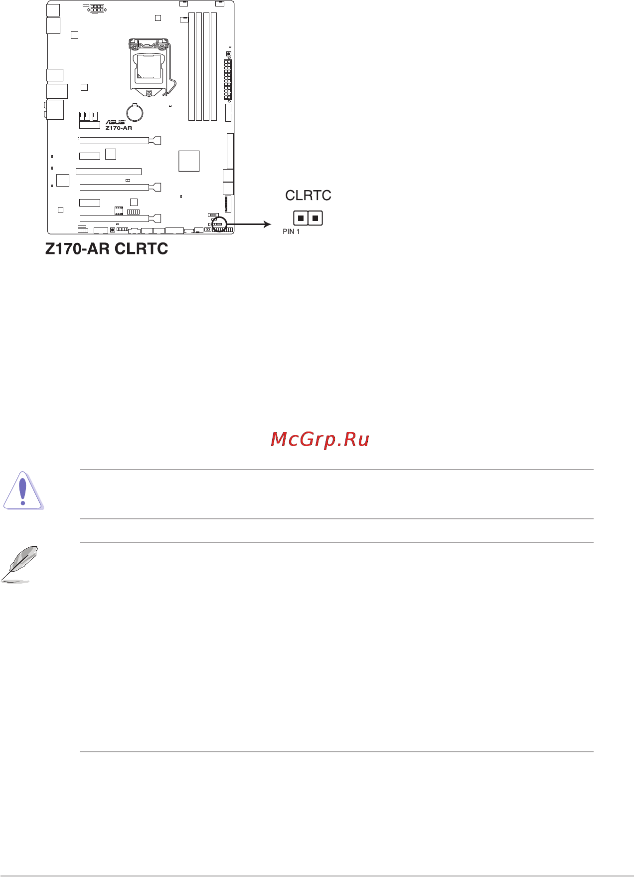 Asus z170-ar [31/130] Jumpers