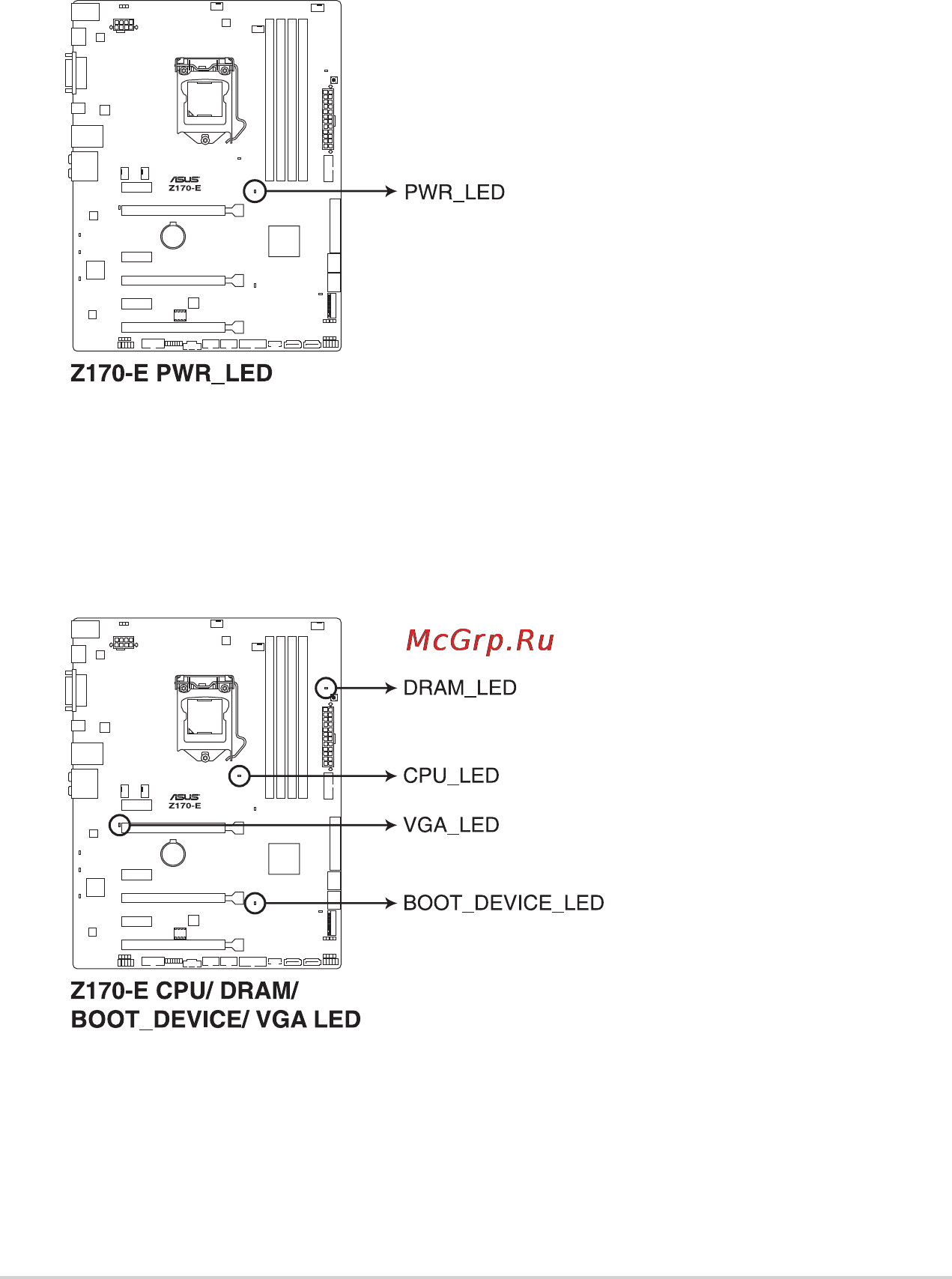 Asus z170-e [47/128] Onboard leds