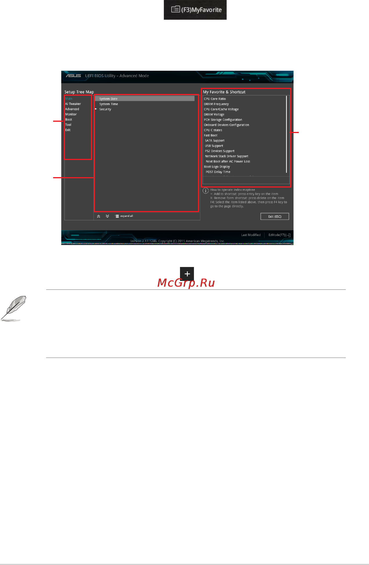 Asus z170-e [63/128] Adding items to my favorites