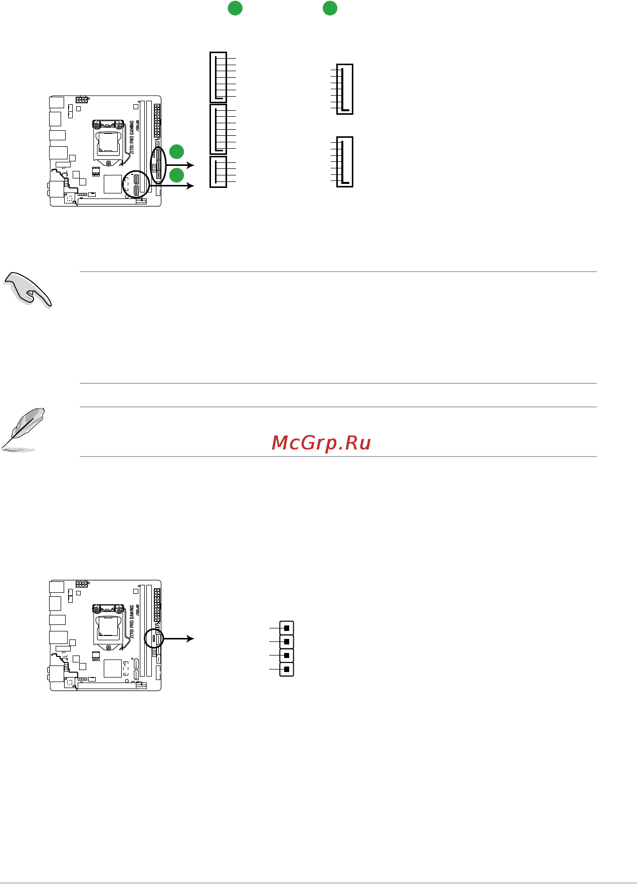 Asus z170i pro gaming [29/86] Sata 6 gb s connectors