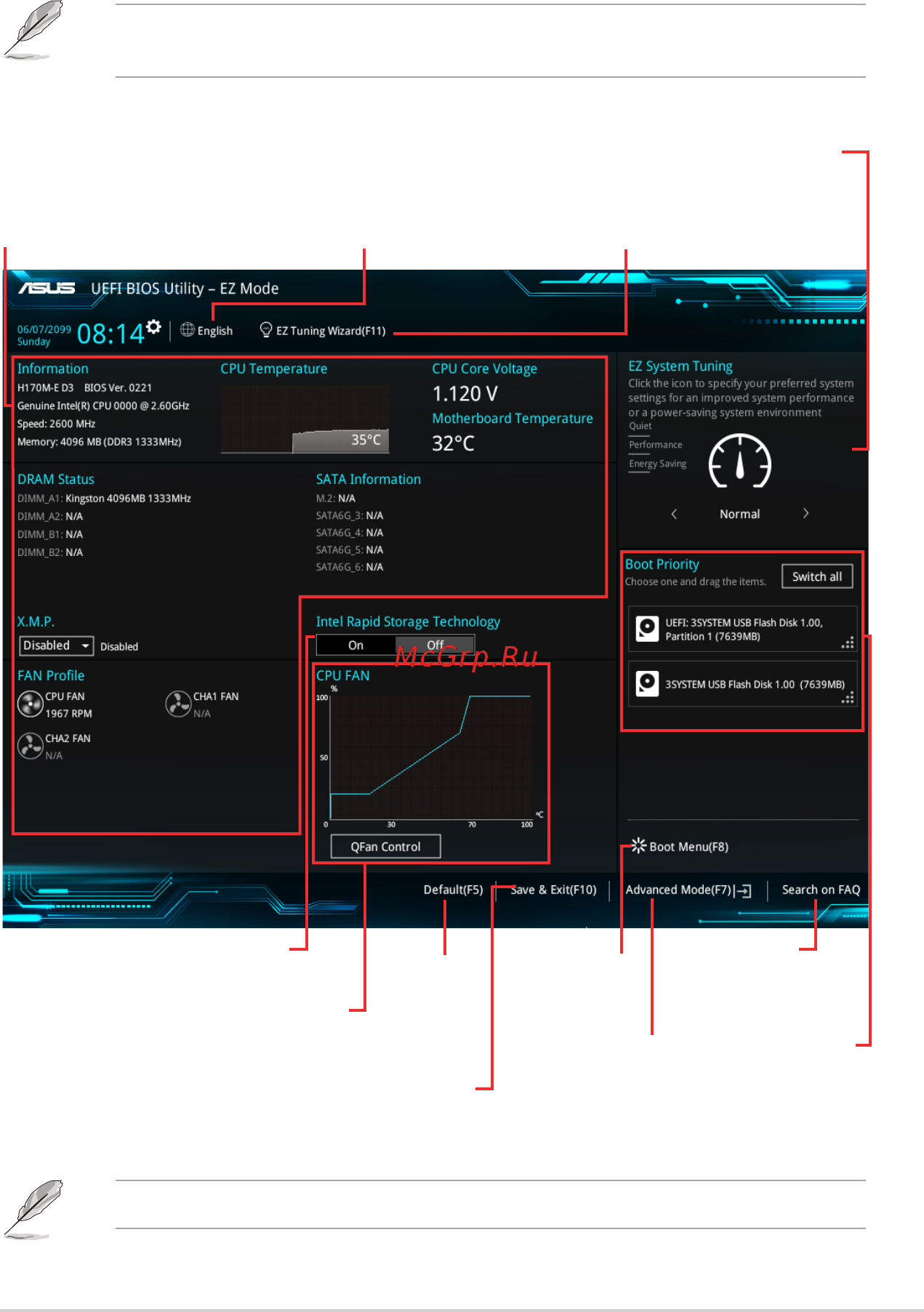 Asus h170-plus d3 [41/85] Ez mode