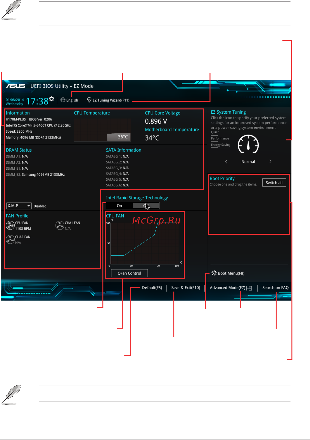 Asus h170m-plus [41/87] Ez mode