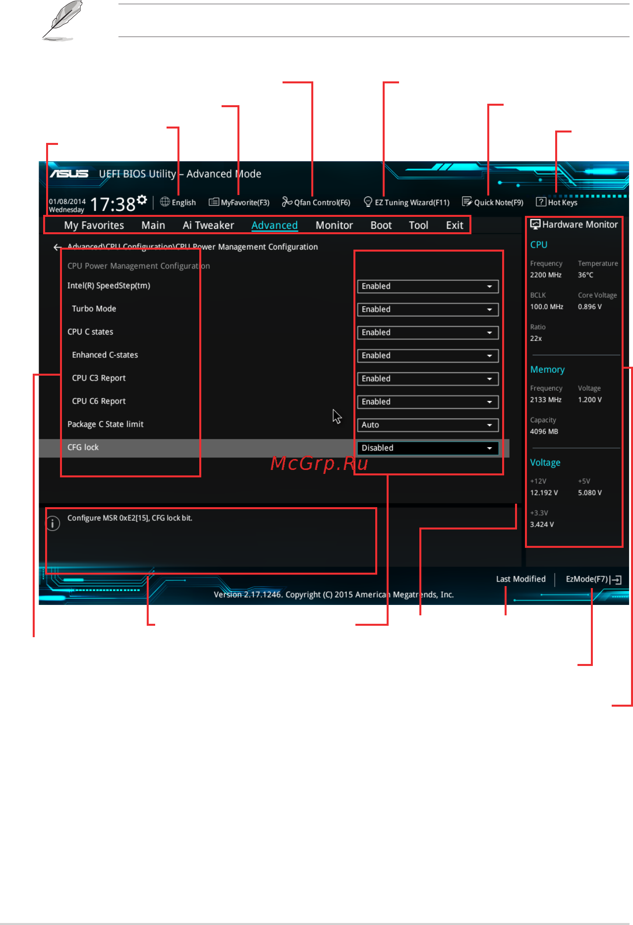 Asus h170m-plus [42/87] Advanced mode