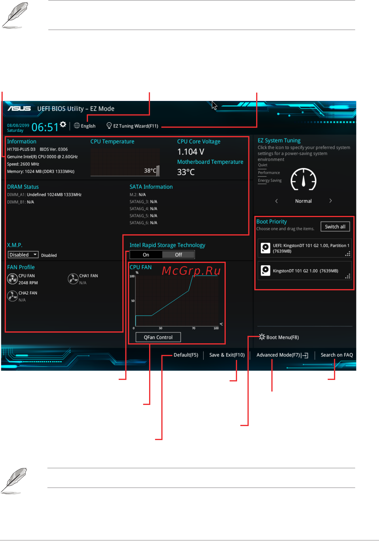 Asus h170i-plus d3 [41/84] Ez mode