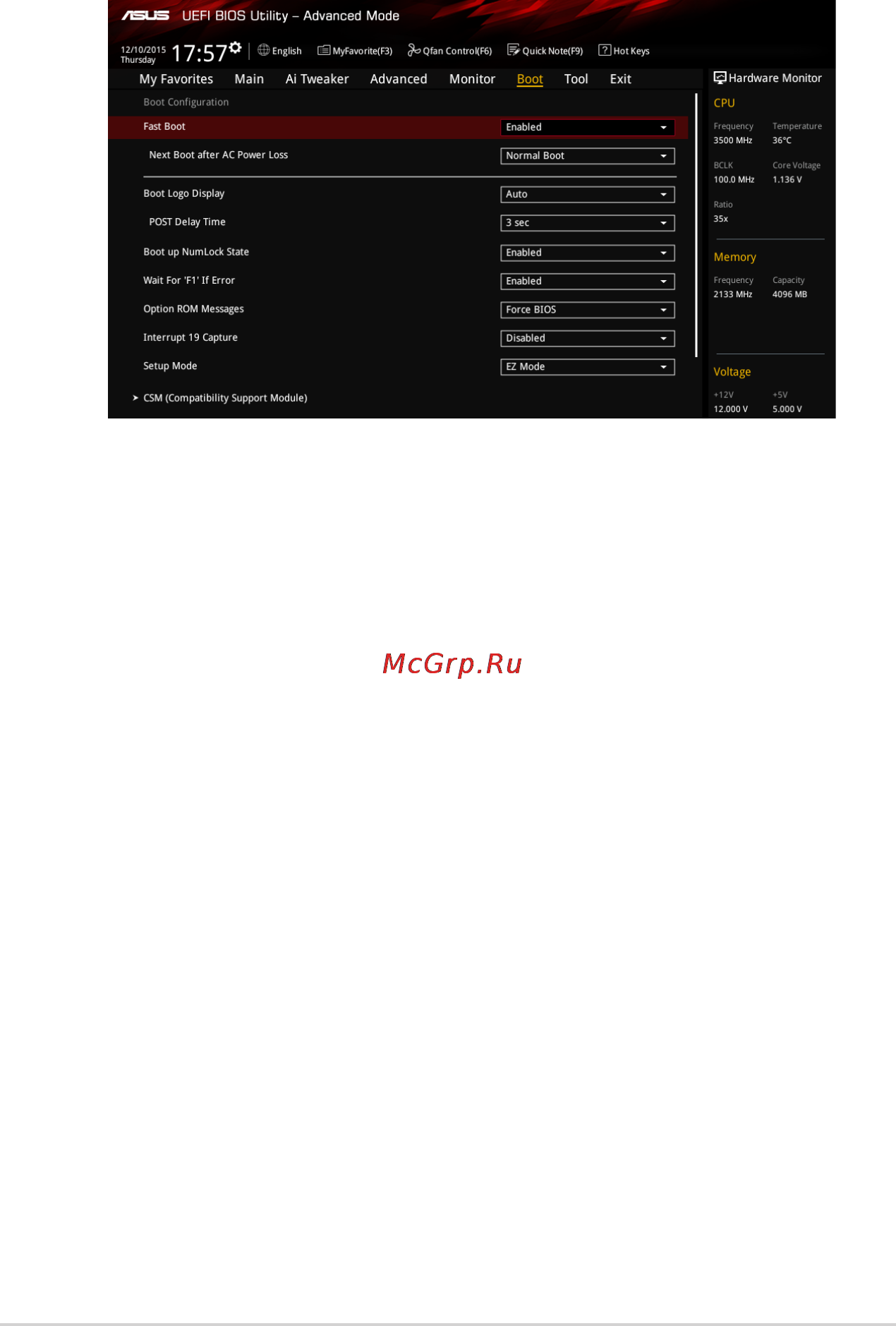 Asus b150m pro gaming [72/92] Boot menu