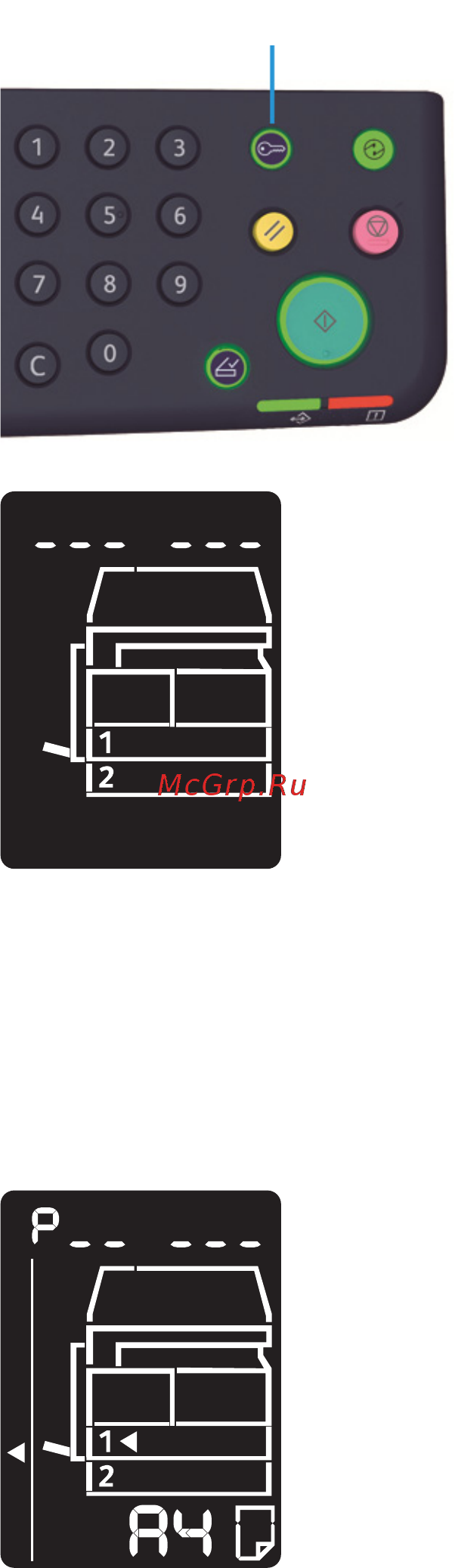 Xerox WorkCentre 5021/B [104/188] Вход в режим системного администратора